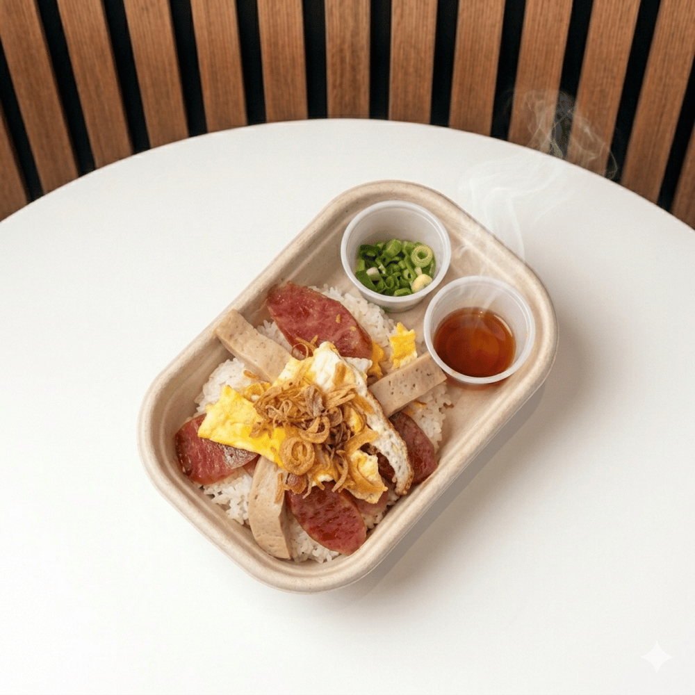 Classic Viet Savory Sticky Rice (xôi mặn)