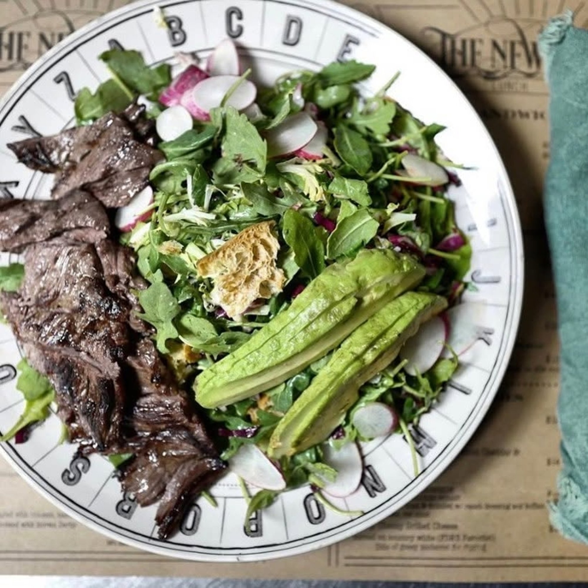 Skirt Steak Salad