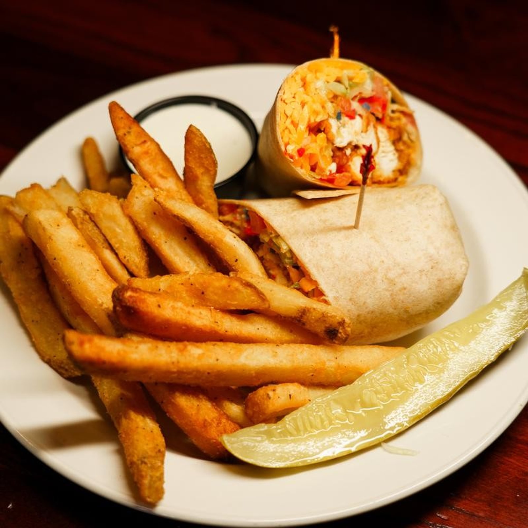Buffalo Bull Chicken Wrap