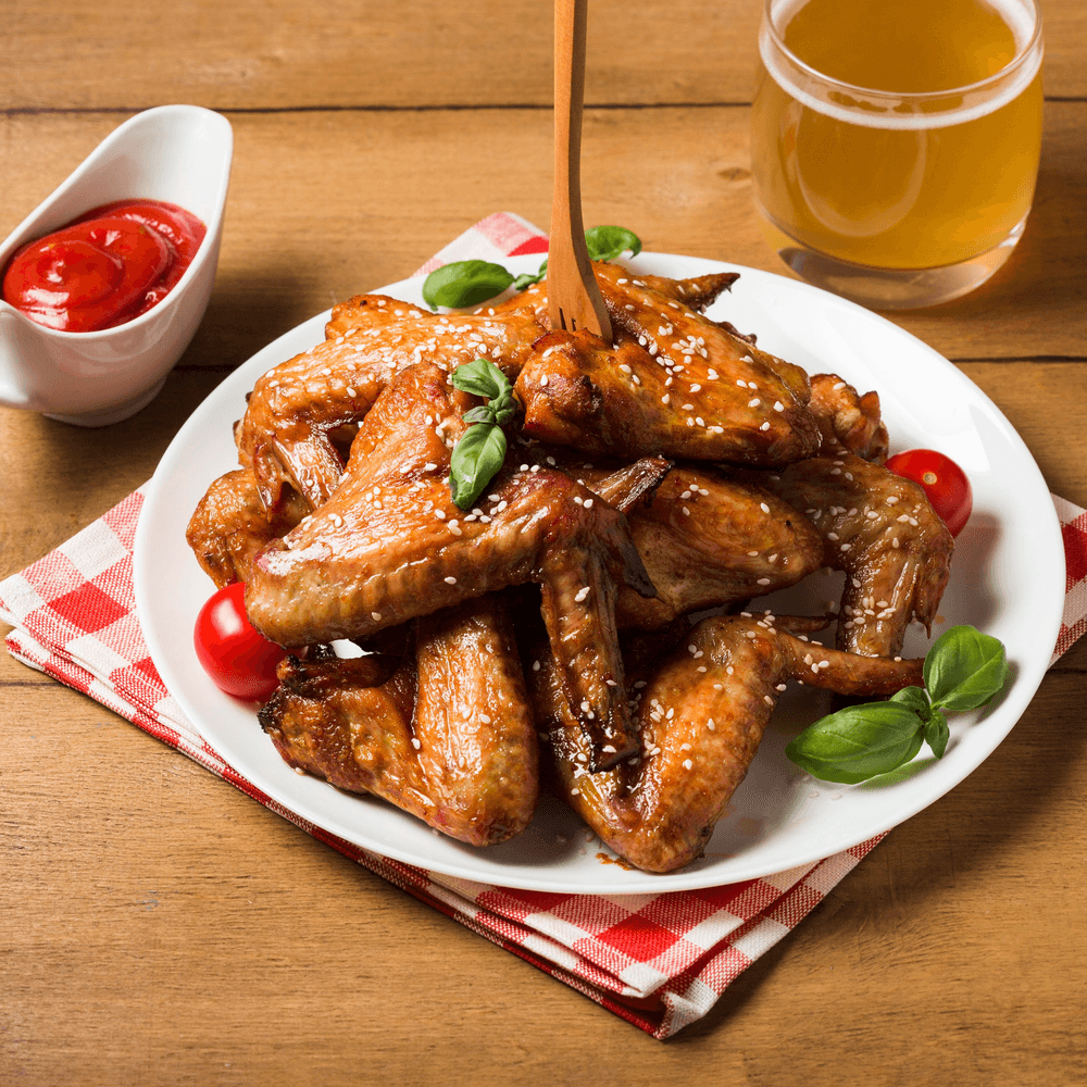 Chili Garlic Wings -6 Pc