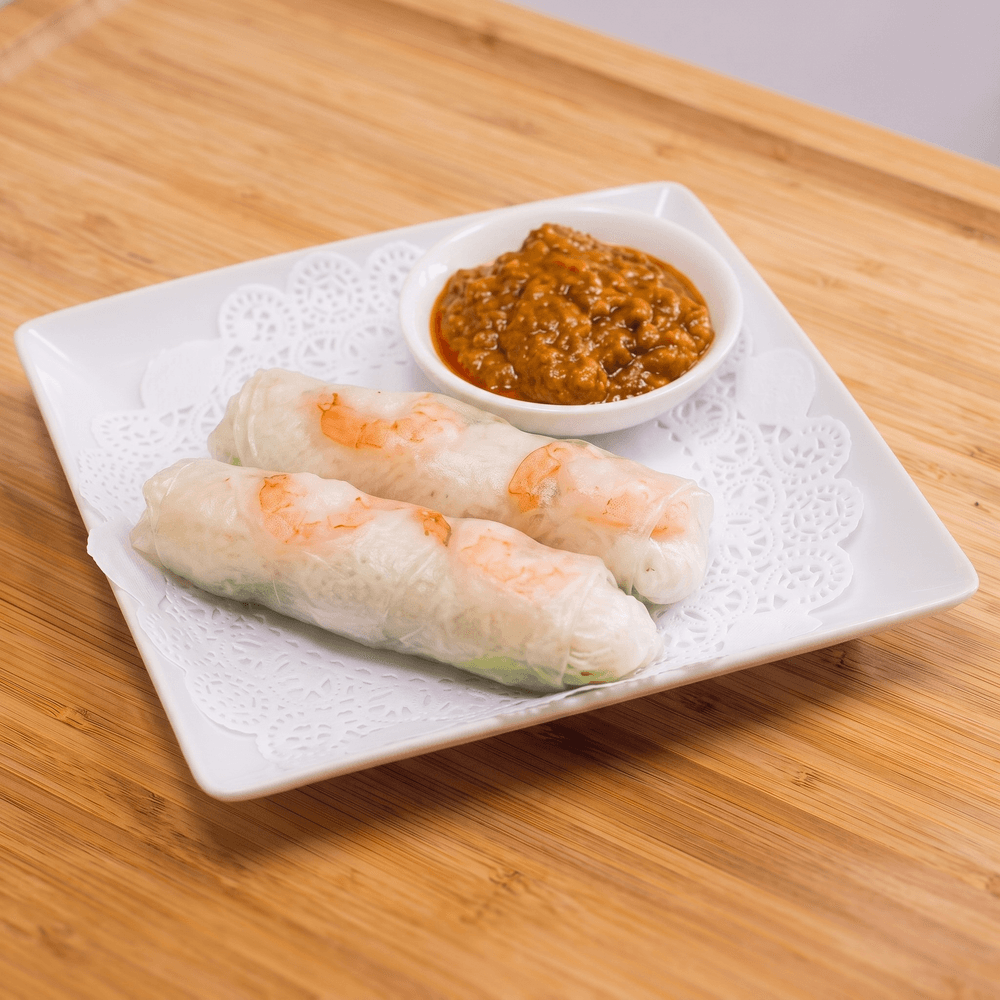 Shrimp in a Blanket เปาะเปี๊ยะสด