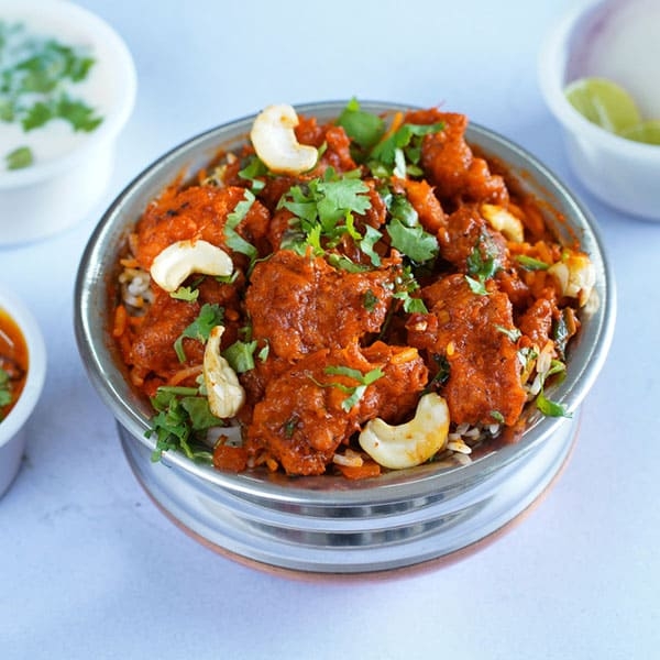 Chicken 65 Pulav (Bone-less)