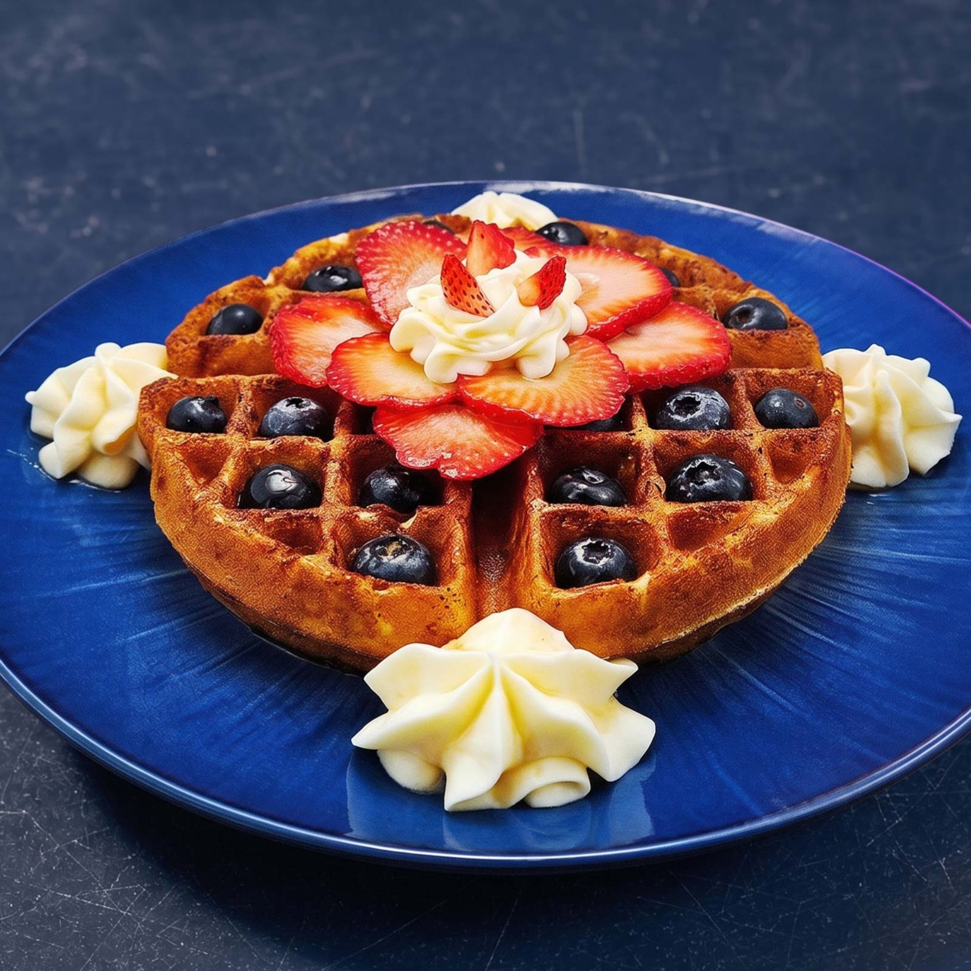 Berry Bliss — Berry Protein Waffle