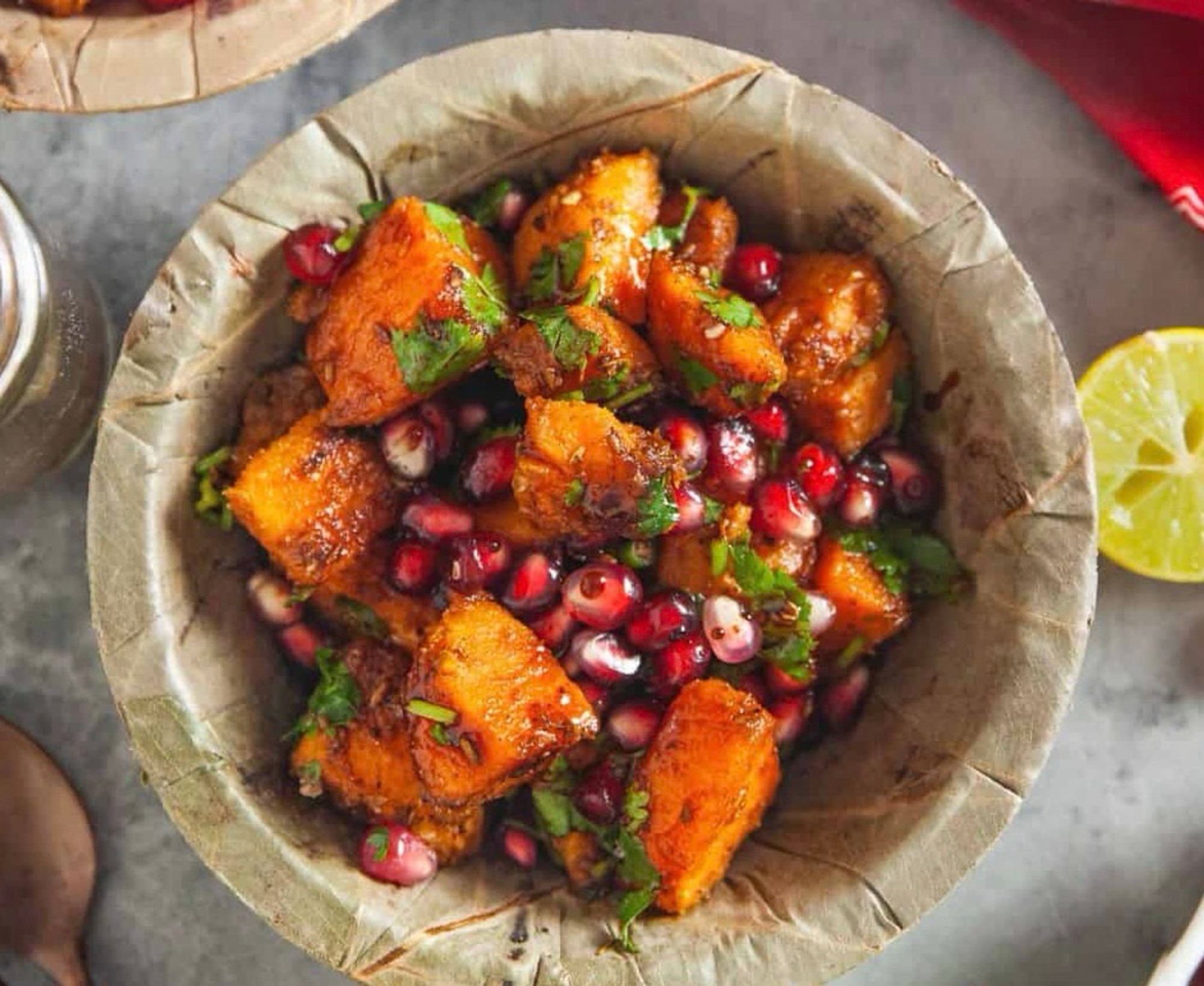 Tangy Yam Chaat