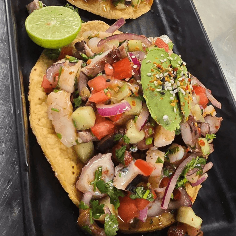Tostadota De Camaron Y Pulpo