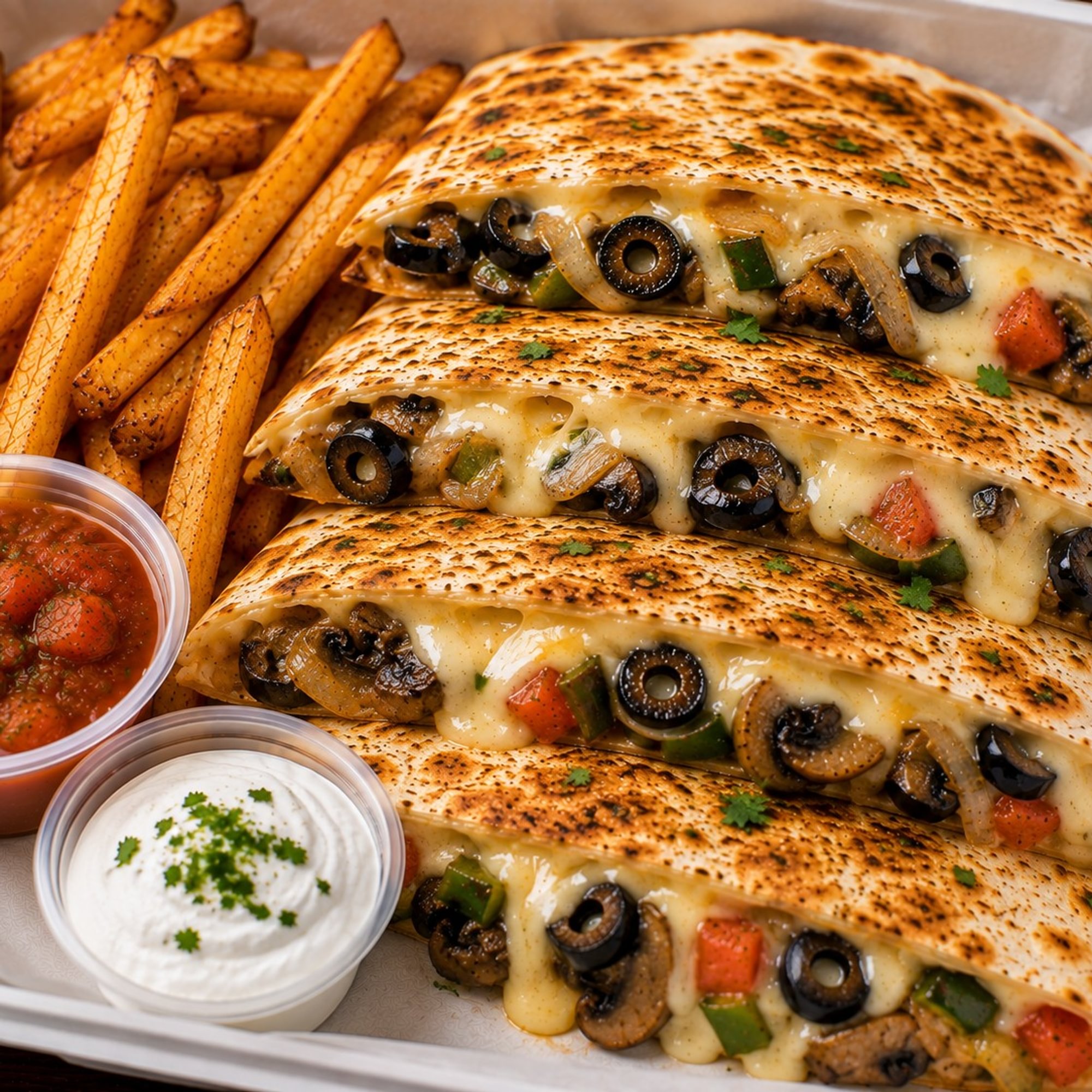Grilled Veggie Quesadilla