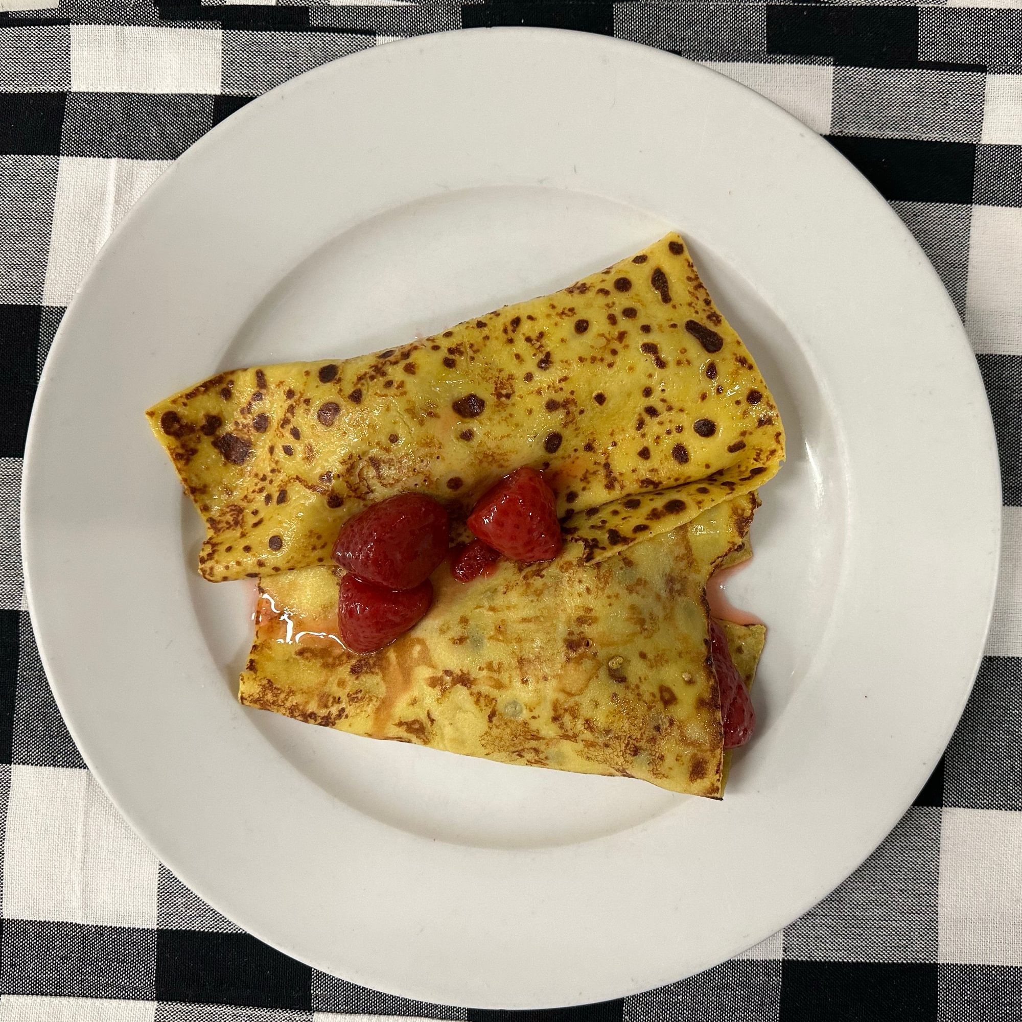Strawberries Crepes