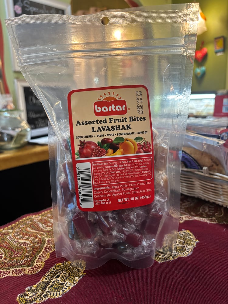 Natural Fruit roll up candy or Lavashak- No sugar added