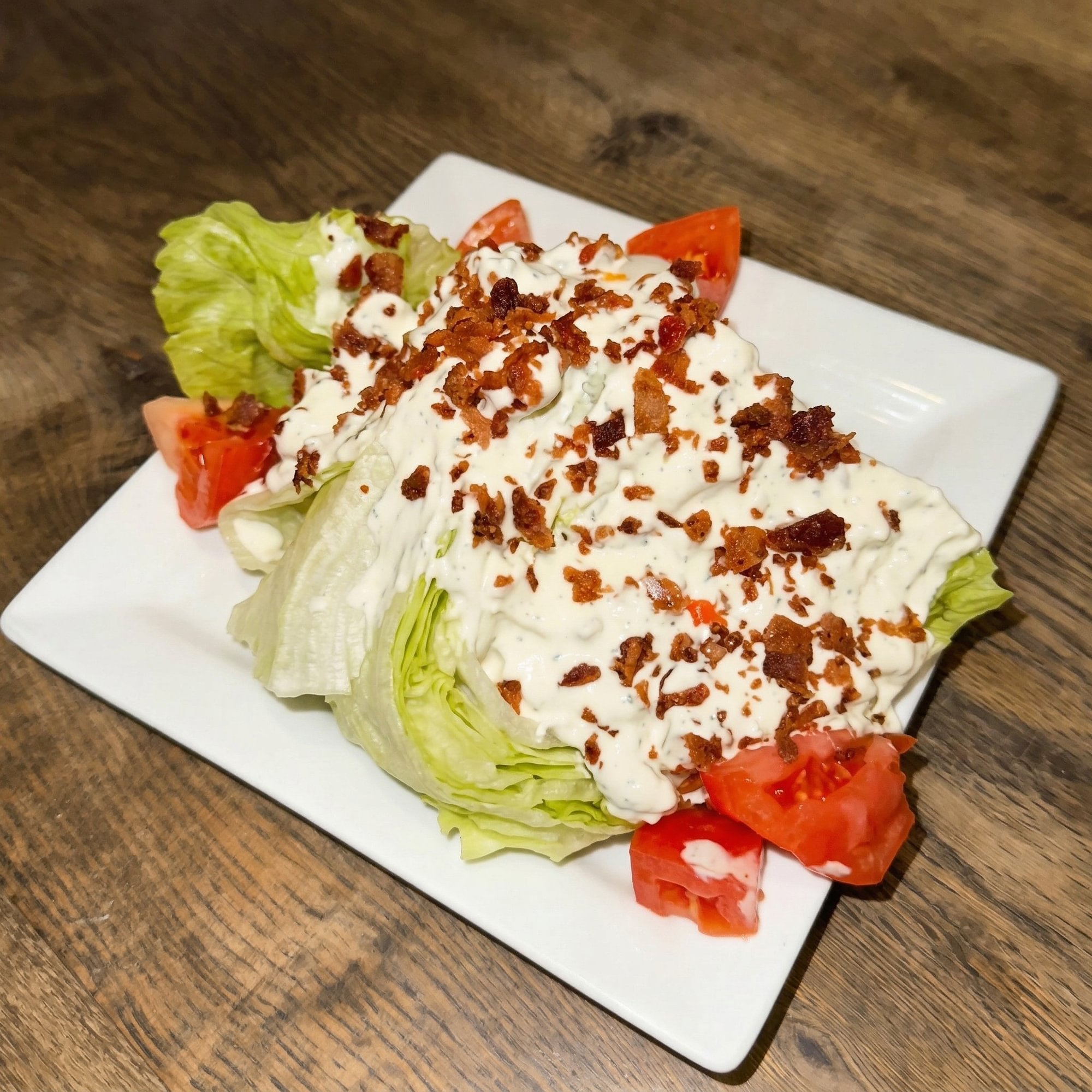 Half Iceberg Wedge Salad