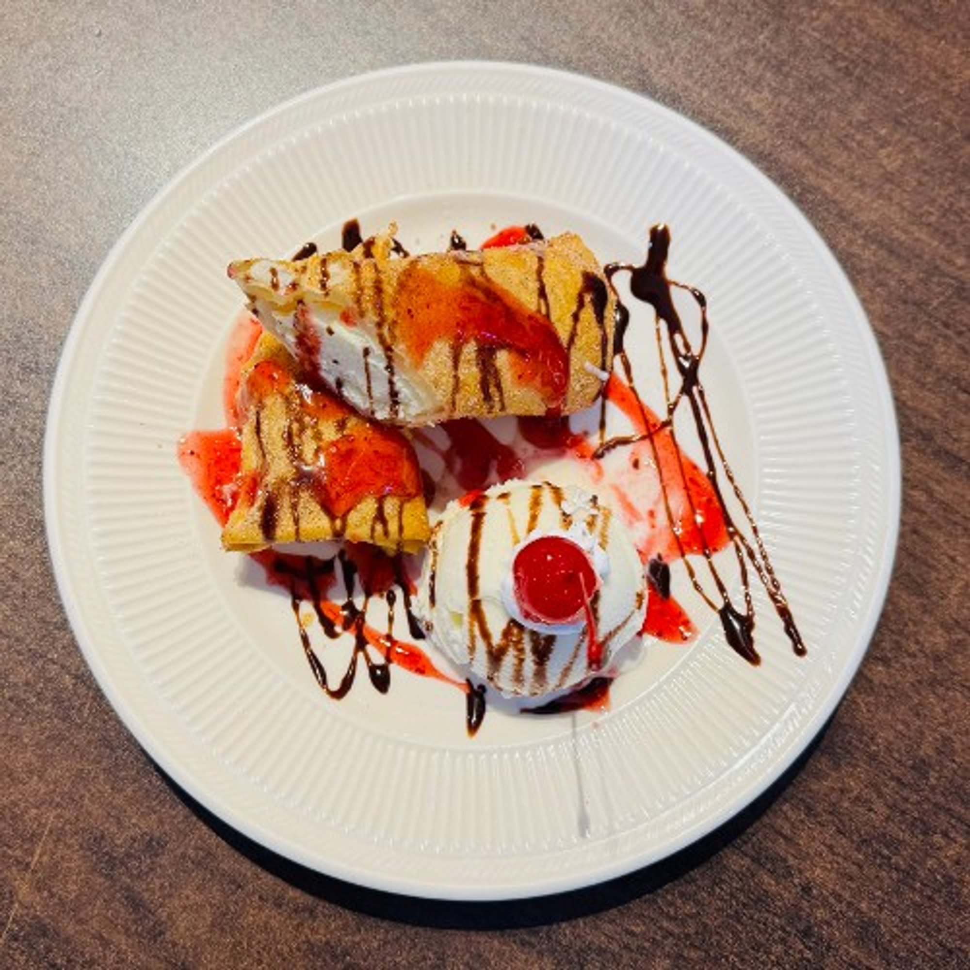 Fried Cheesecake Burrito