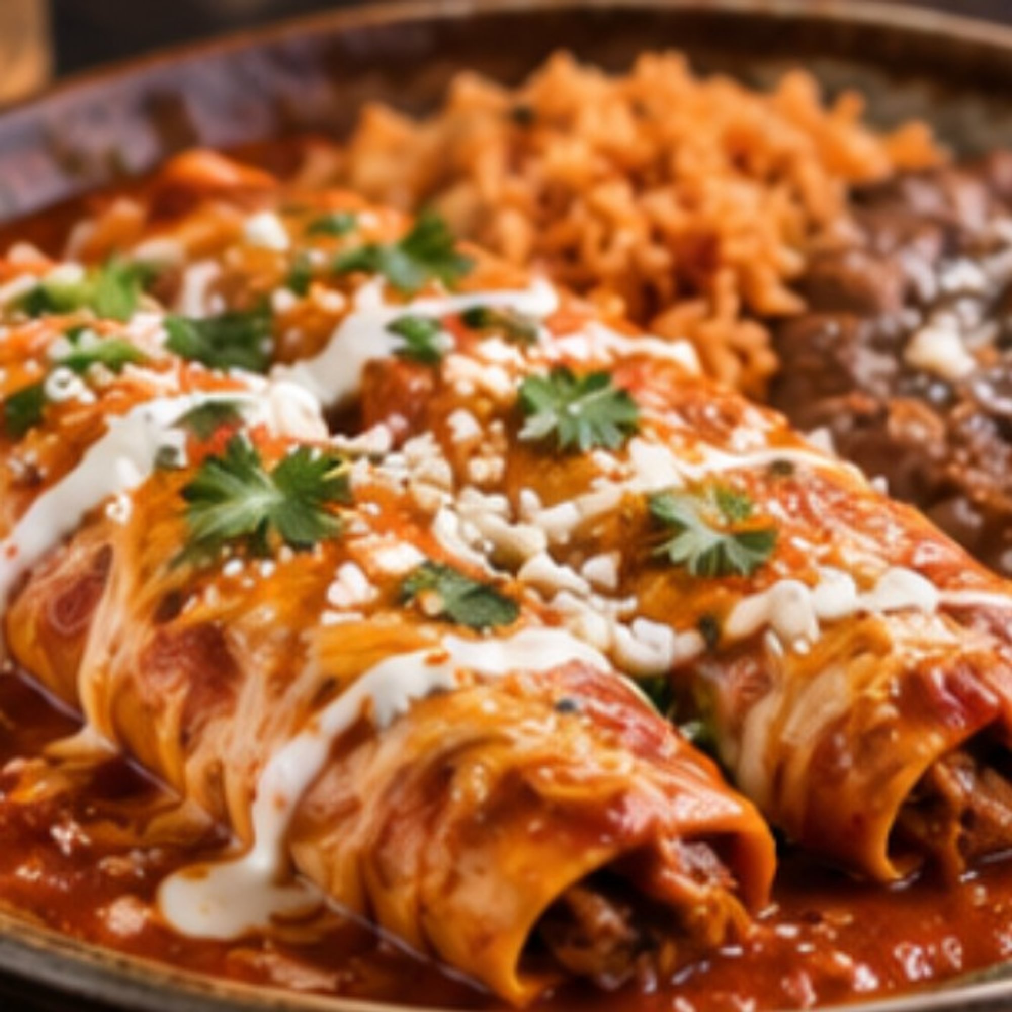 Two Enchiladas