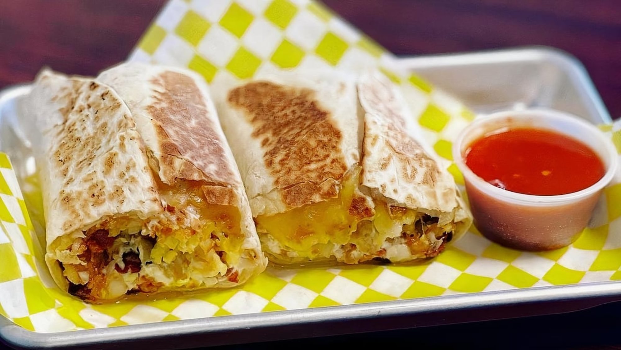 Bacon Egg & Cheese Breakfast Burrito