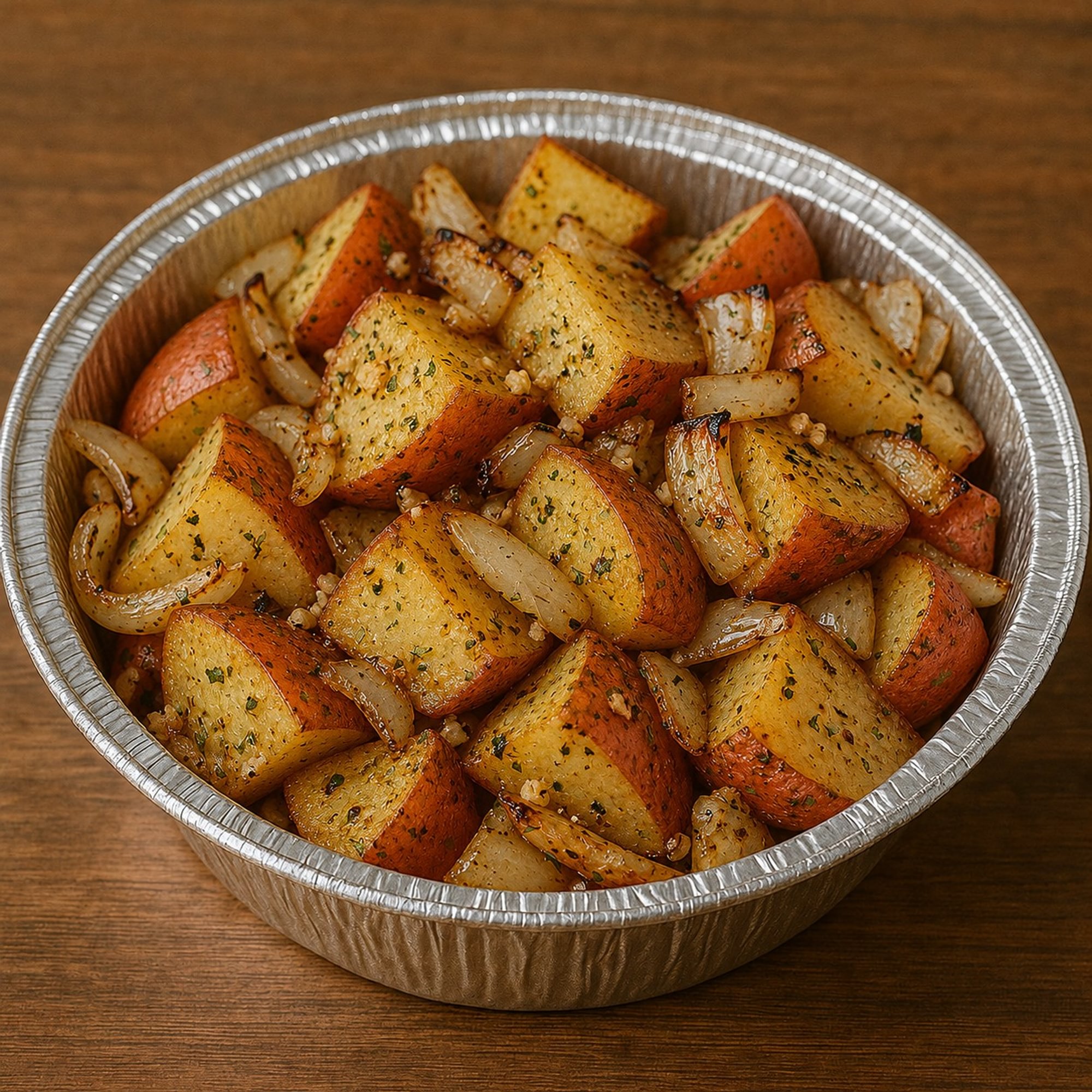 Oven Roasted Garlic Dill Potatoes
