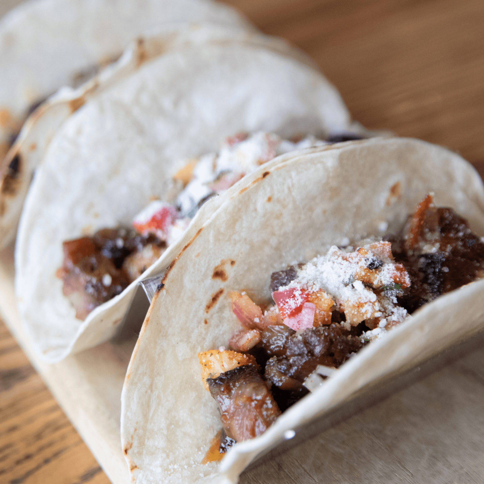 12 Hour Slow Smoked Beef Brisket Tacos