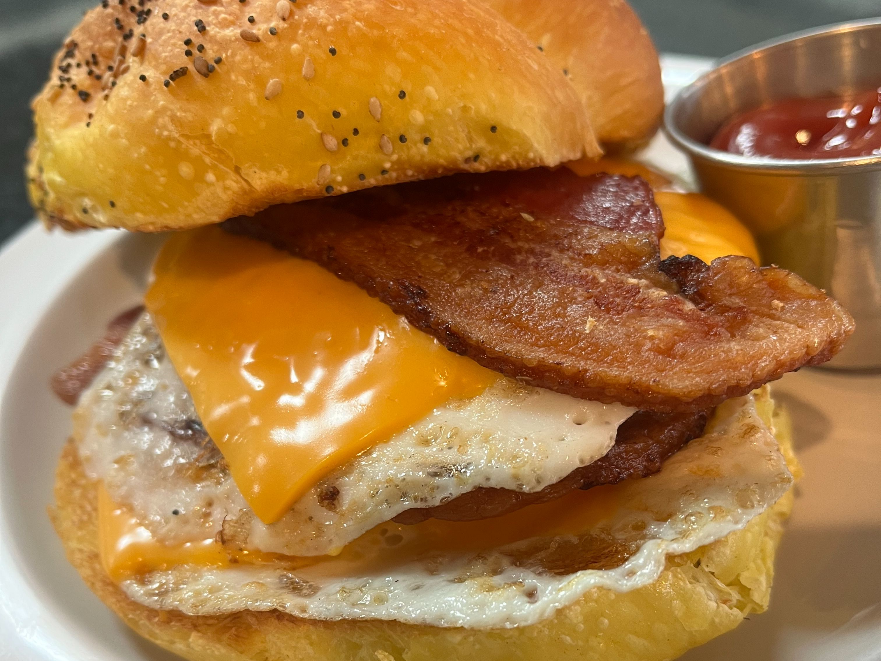 "BACON EGG & CHEESE"