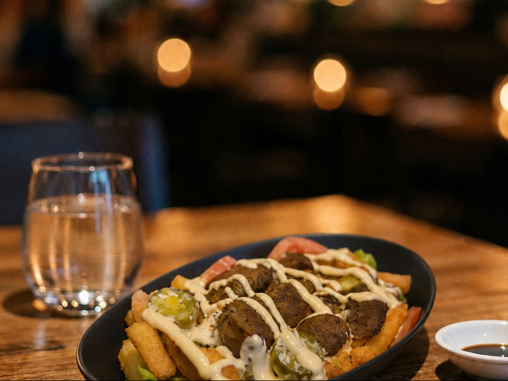Fries Bowl With Gyro Meat