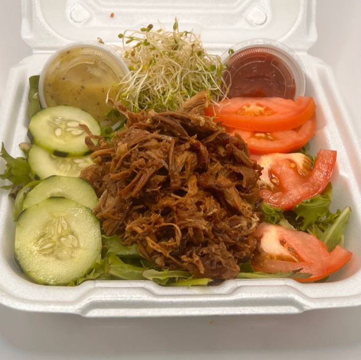 Pig on Grass Plate