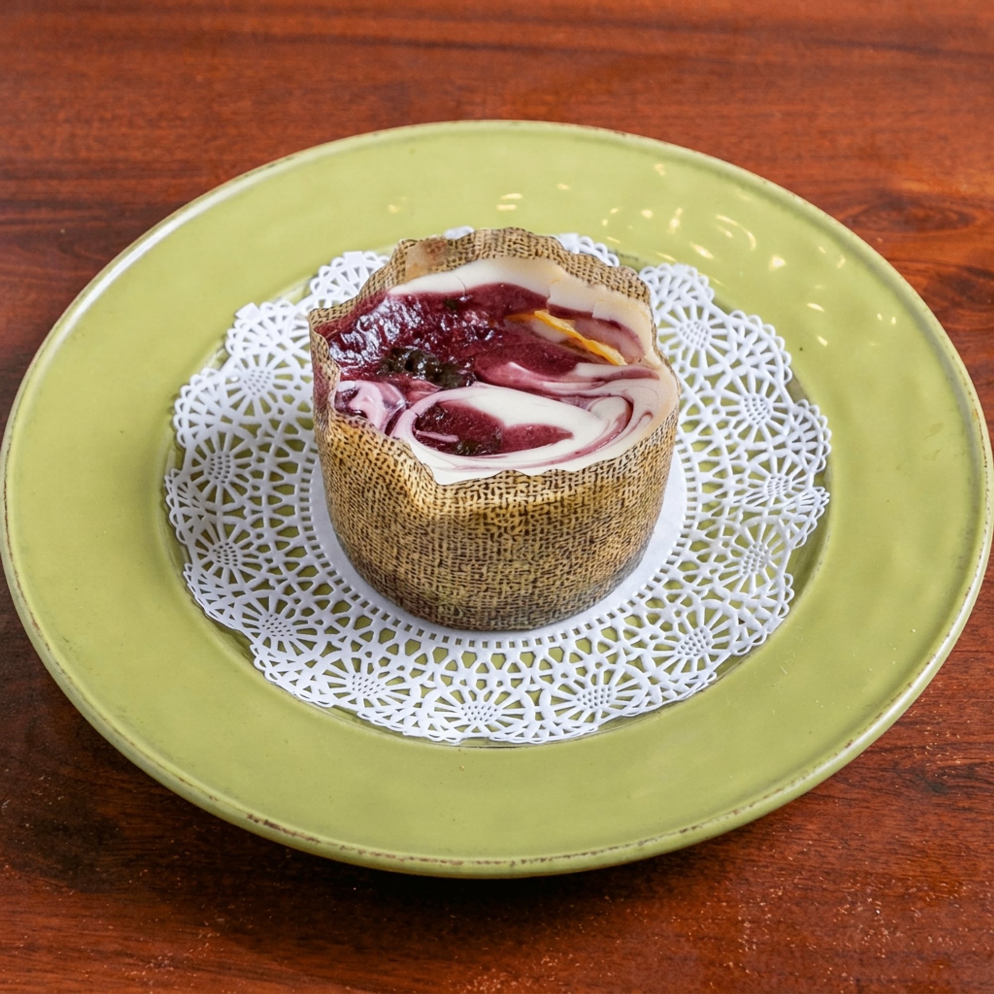 Black Cherry Ricotta Cheese Cake