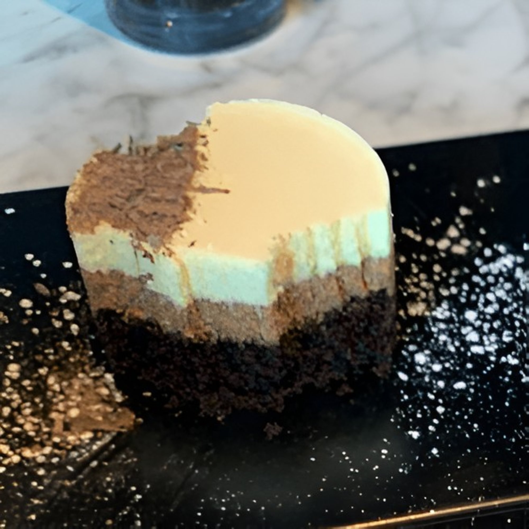 Triple Chocolate Mousse Cake