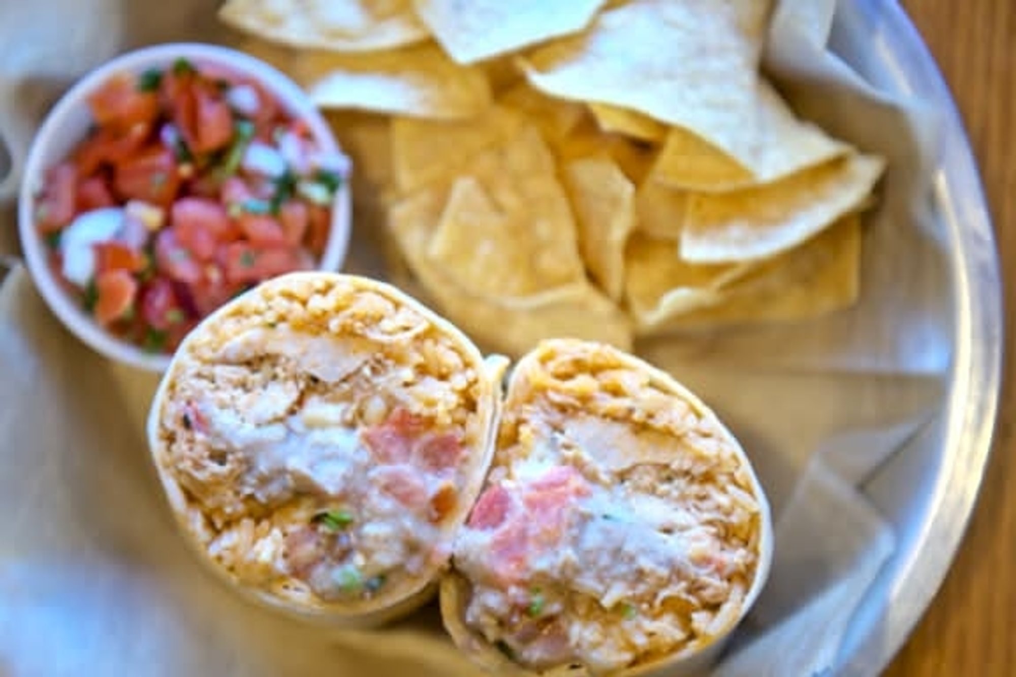 Shredded Chicken Burrito