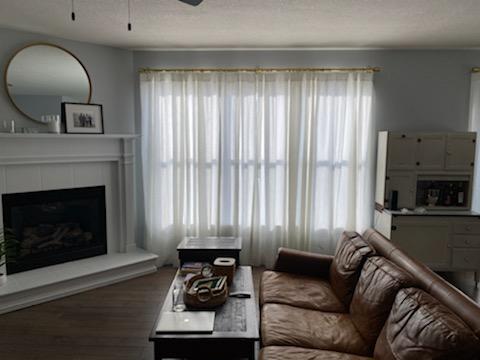 Custom Draperies cast such a soft glow over living spaces. You can see what we mean in this Cedar Falls home, where we installed Cream Drapes to match the soft colors in this space!  BudgetBlindsCedarFallsWaterloo  CedarFallsIA  CustomDrapes  FreeConsultation  WindowWednesday