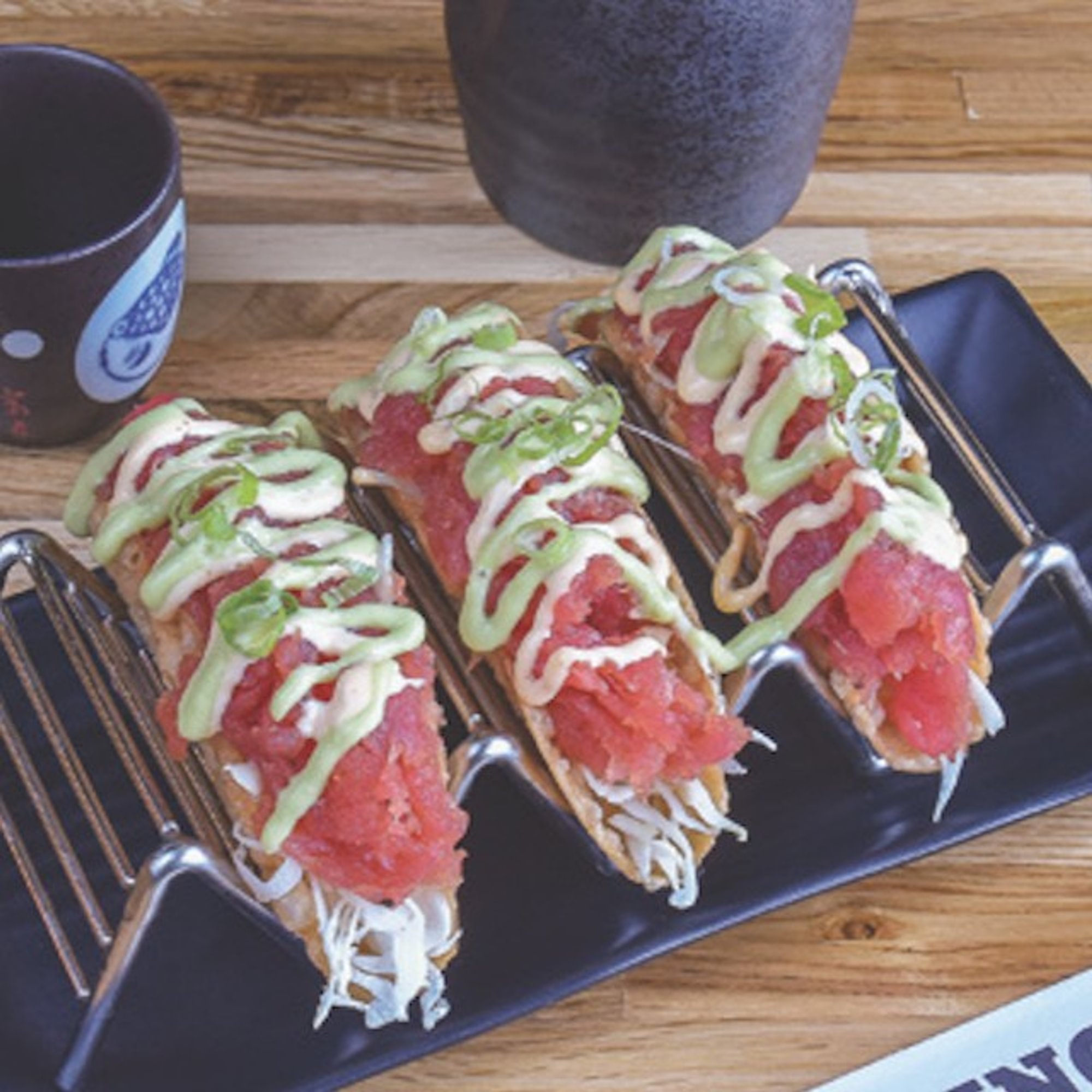 A15. Spicy tuna taco