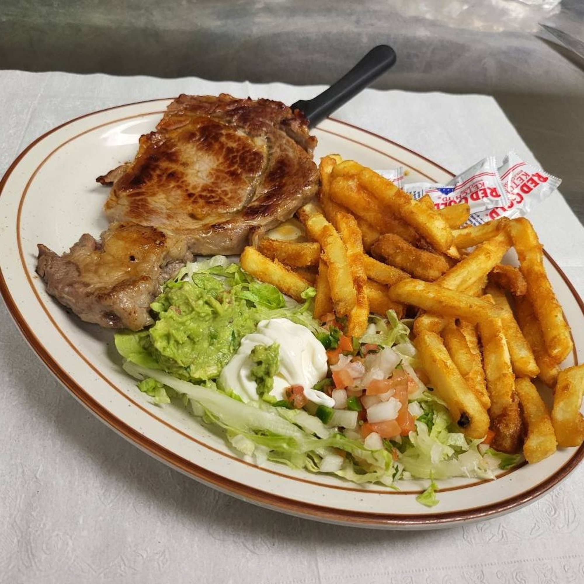 Steak Americano (Steak and Fries)
