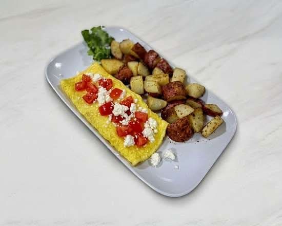Feta Tomato Omelette