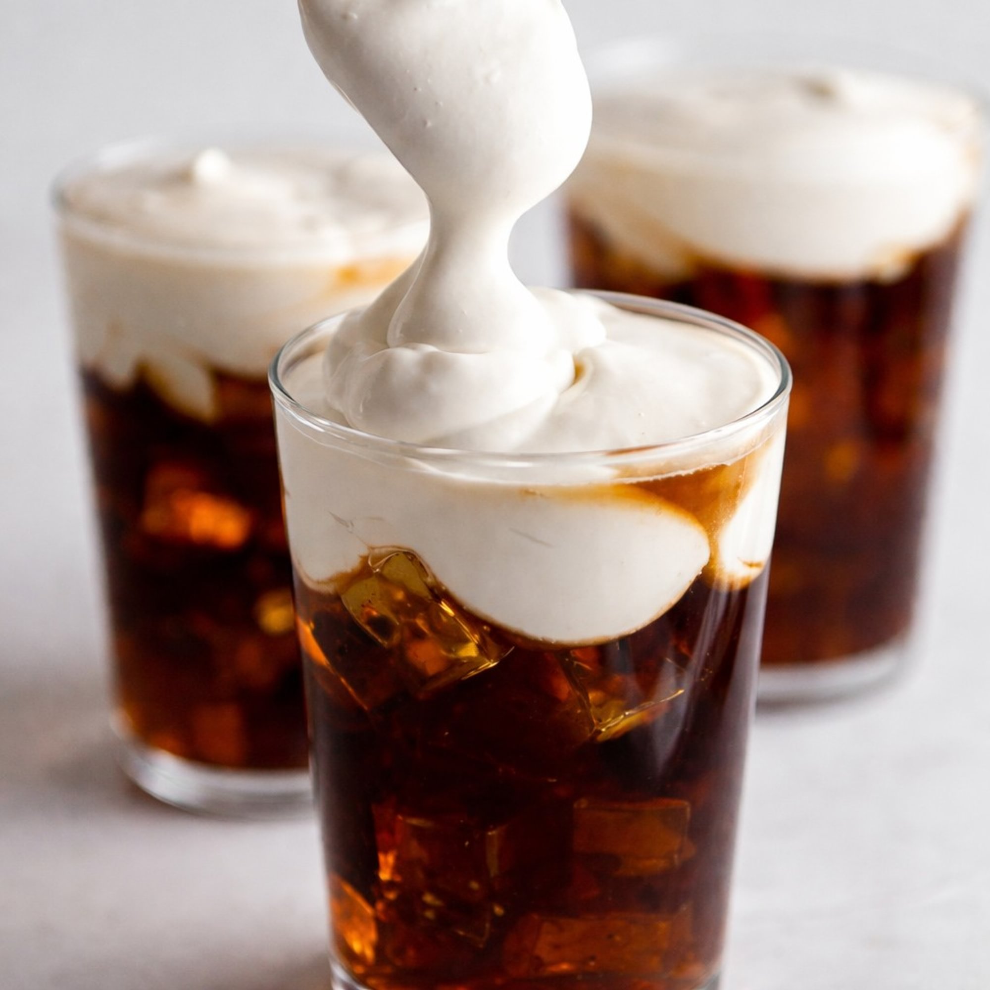 Black Sugar Tea with Salted Foam