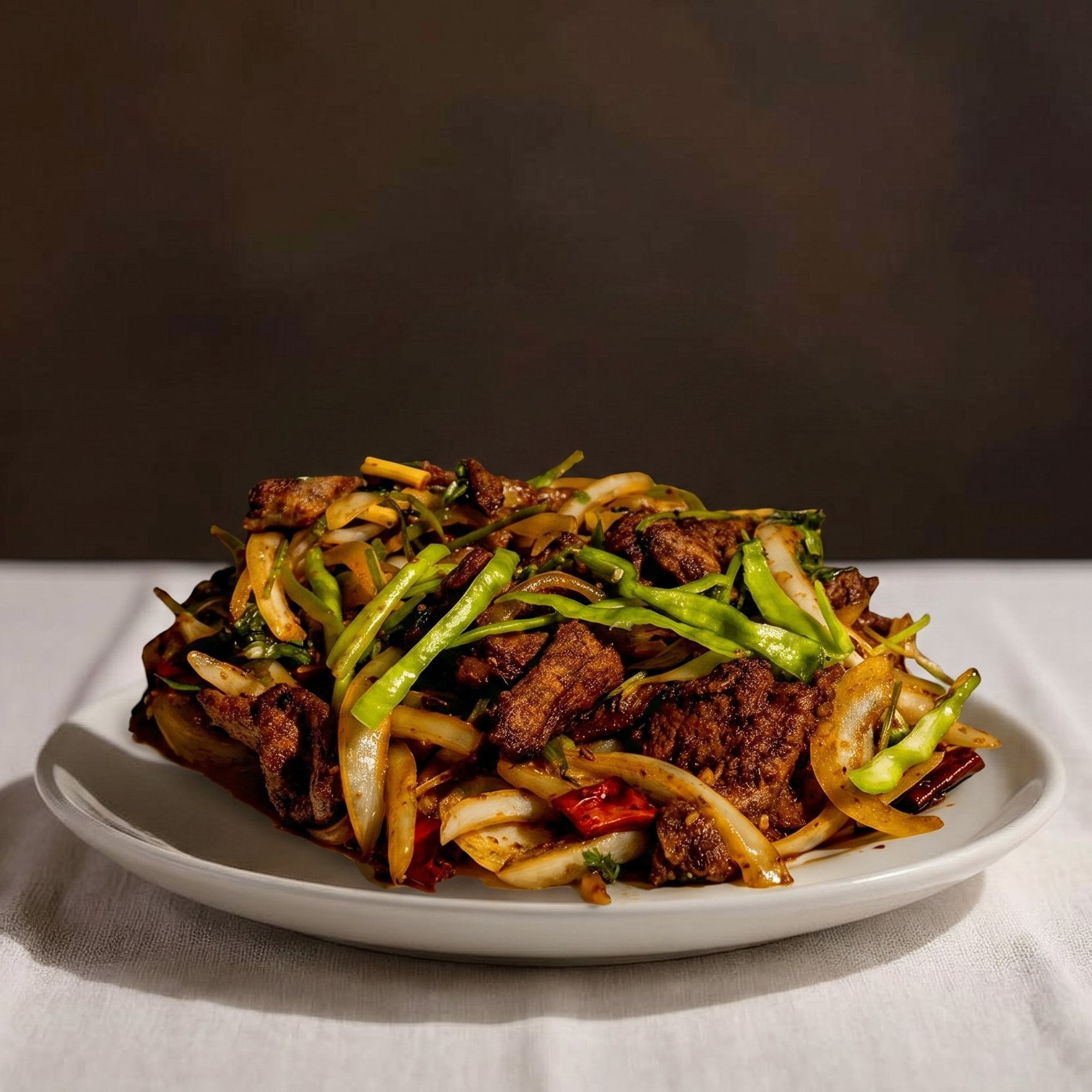 Stir-Fried Beef Bamboo Sauce / 竹笋炒牛肉