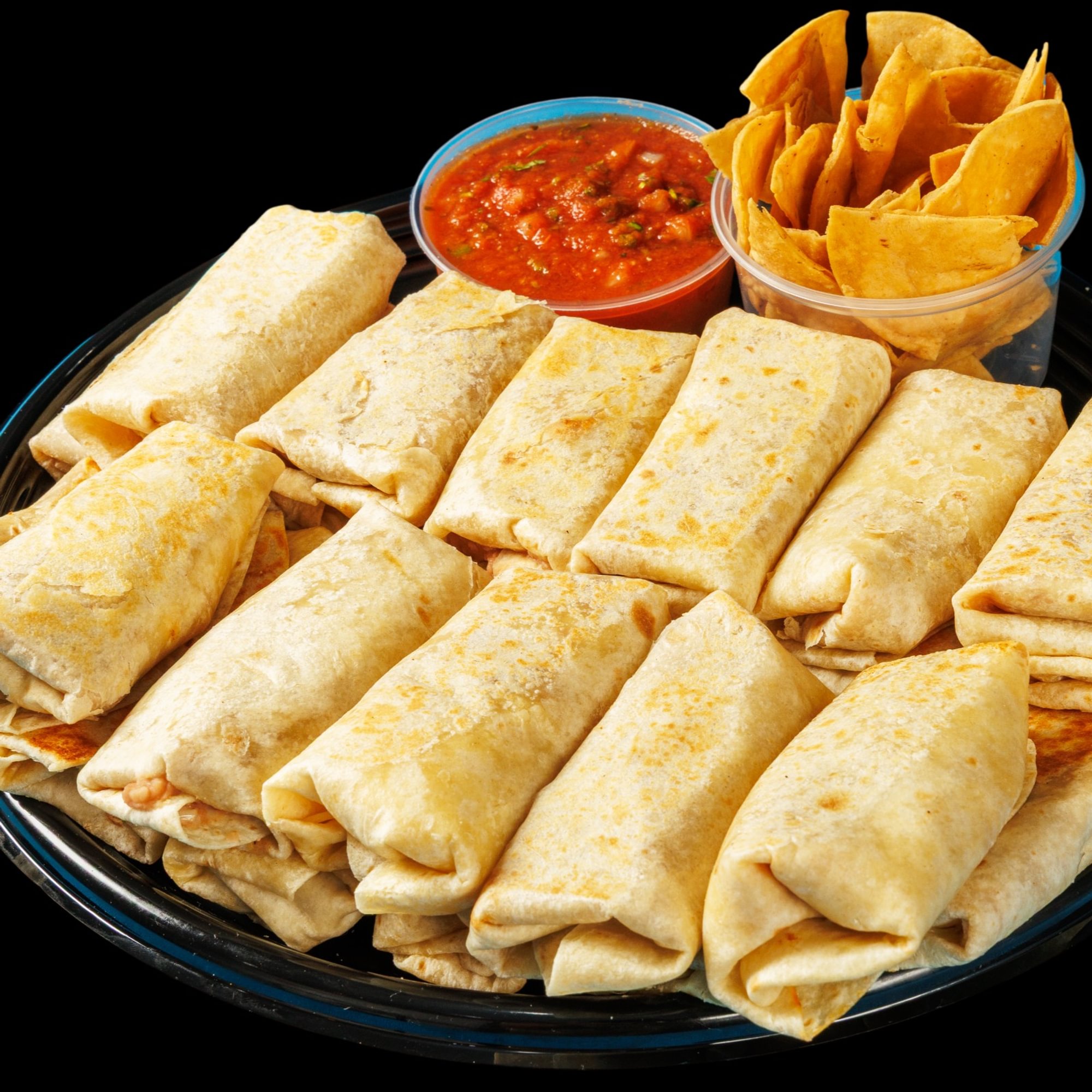24 Mini Bean & Cheese Burrito Party Tray
