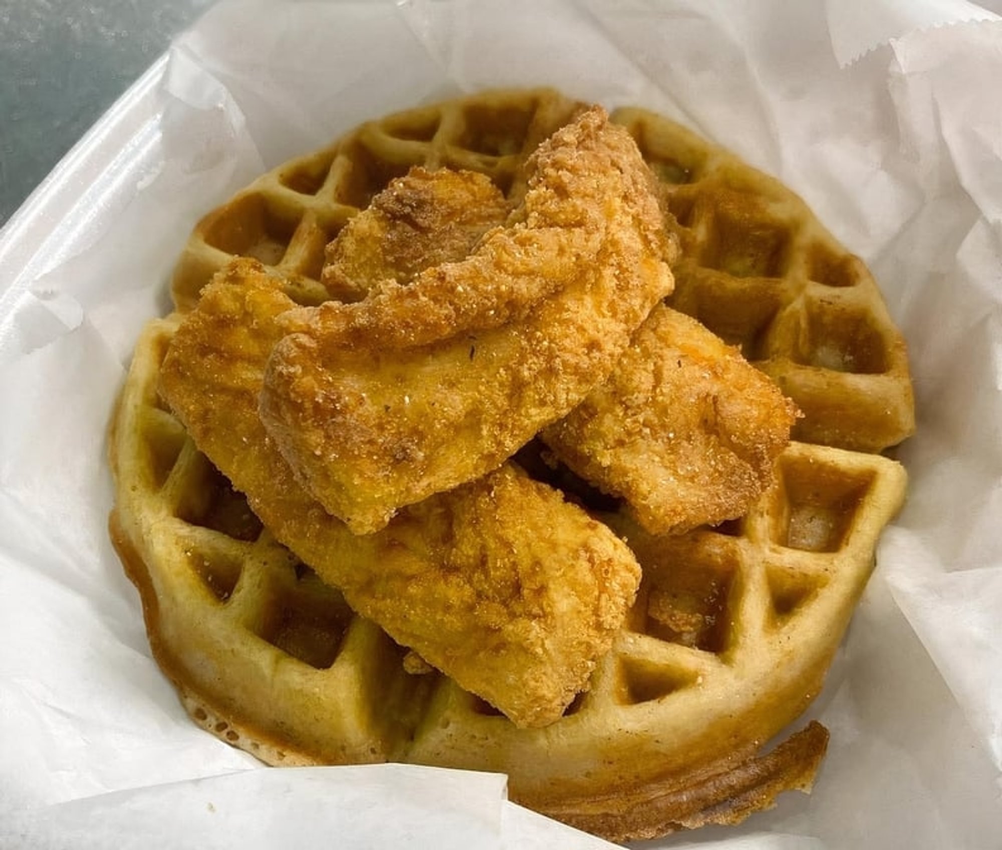 Fish + Waffle