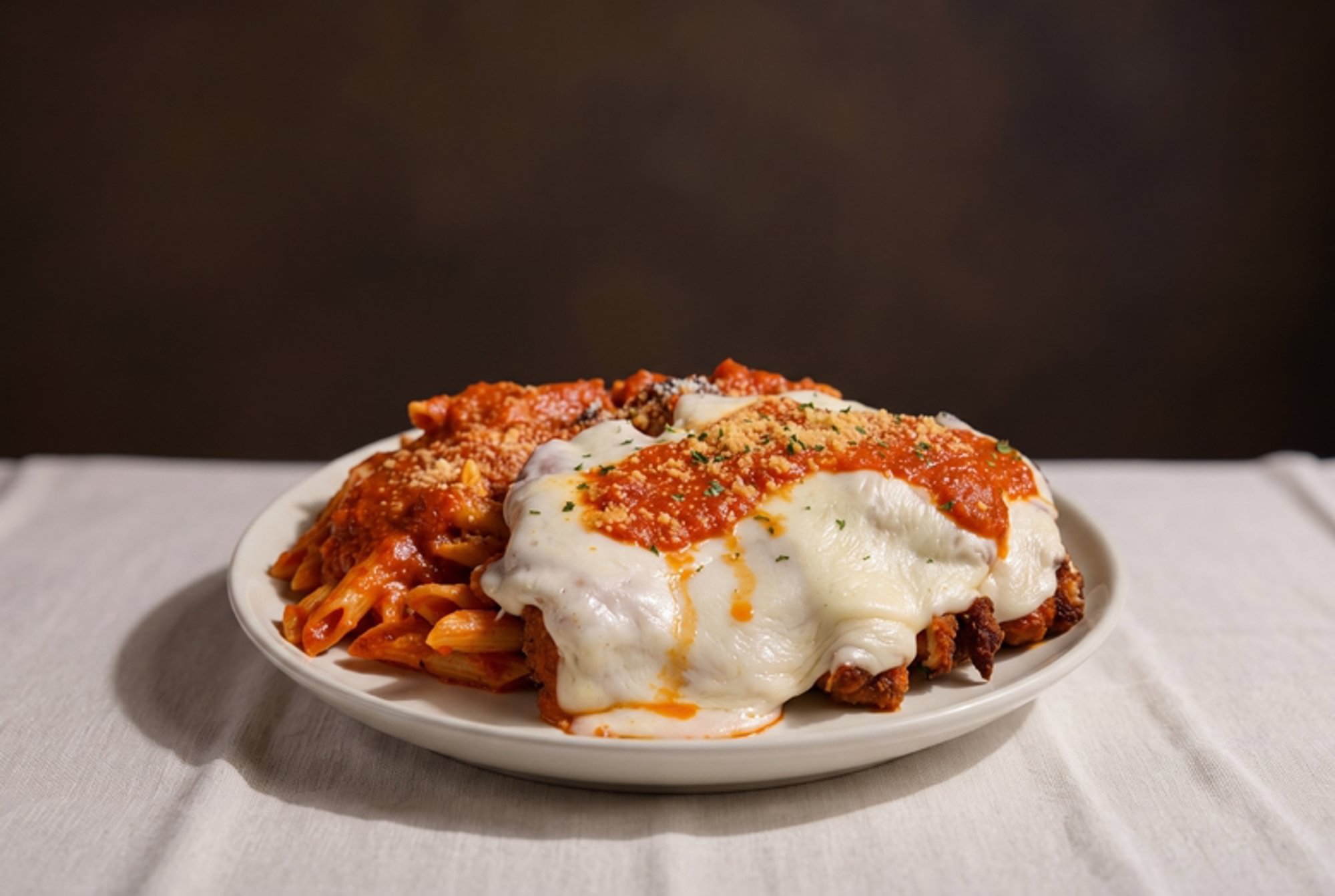 Chicken Parmigiana Pasta