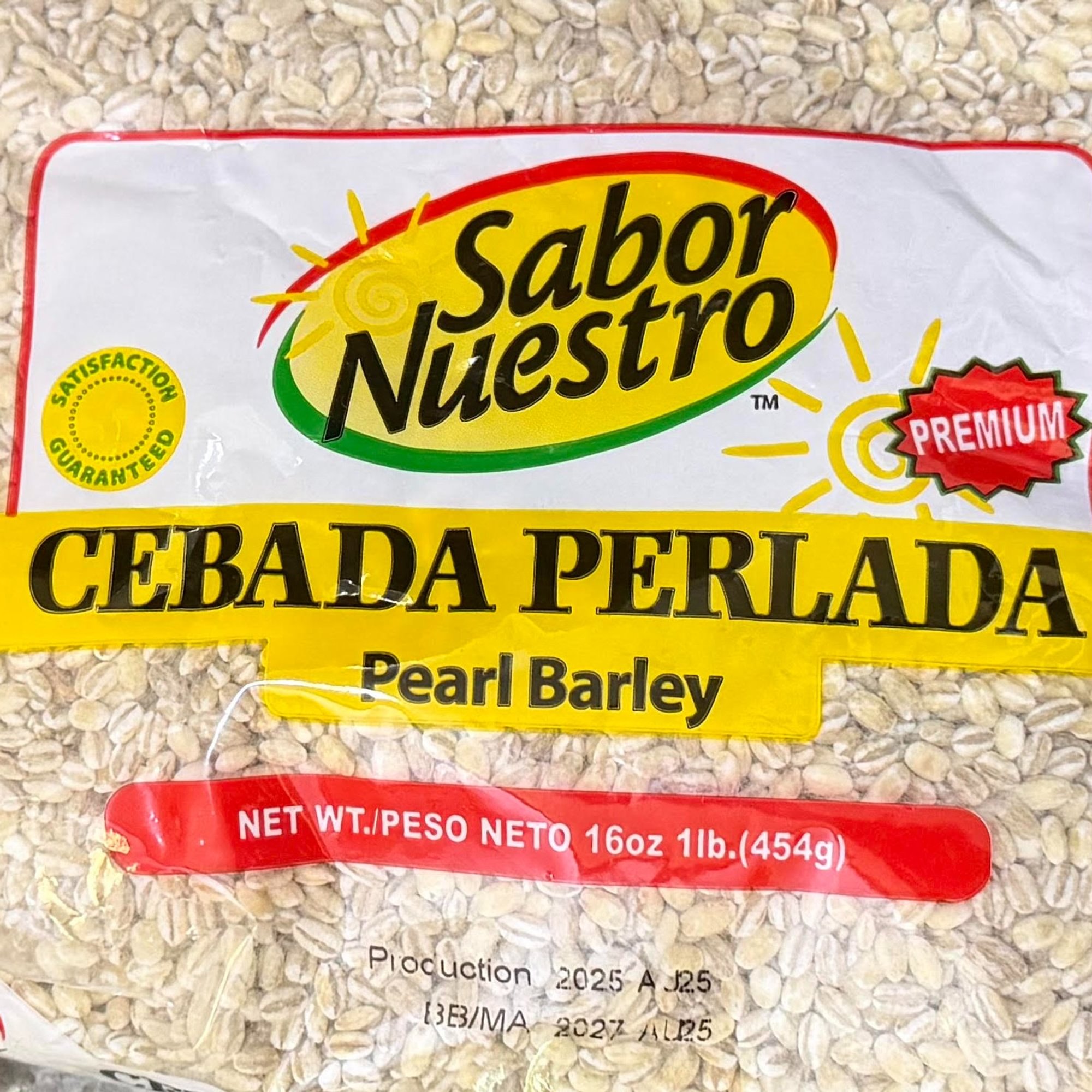 Sabor Nuestro Pearl Barley (1 lb.)