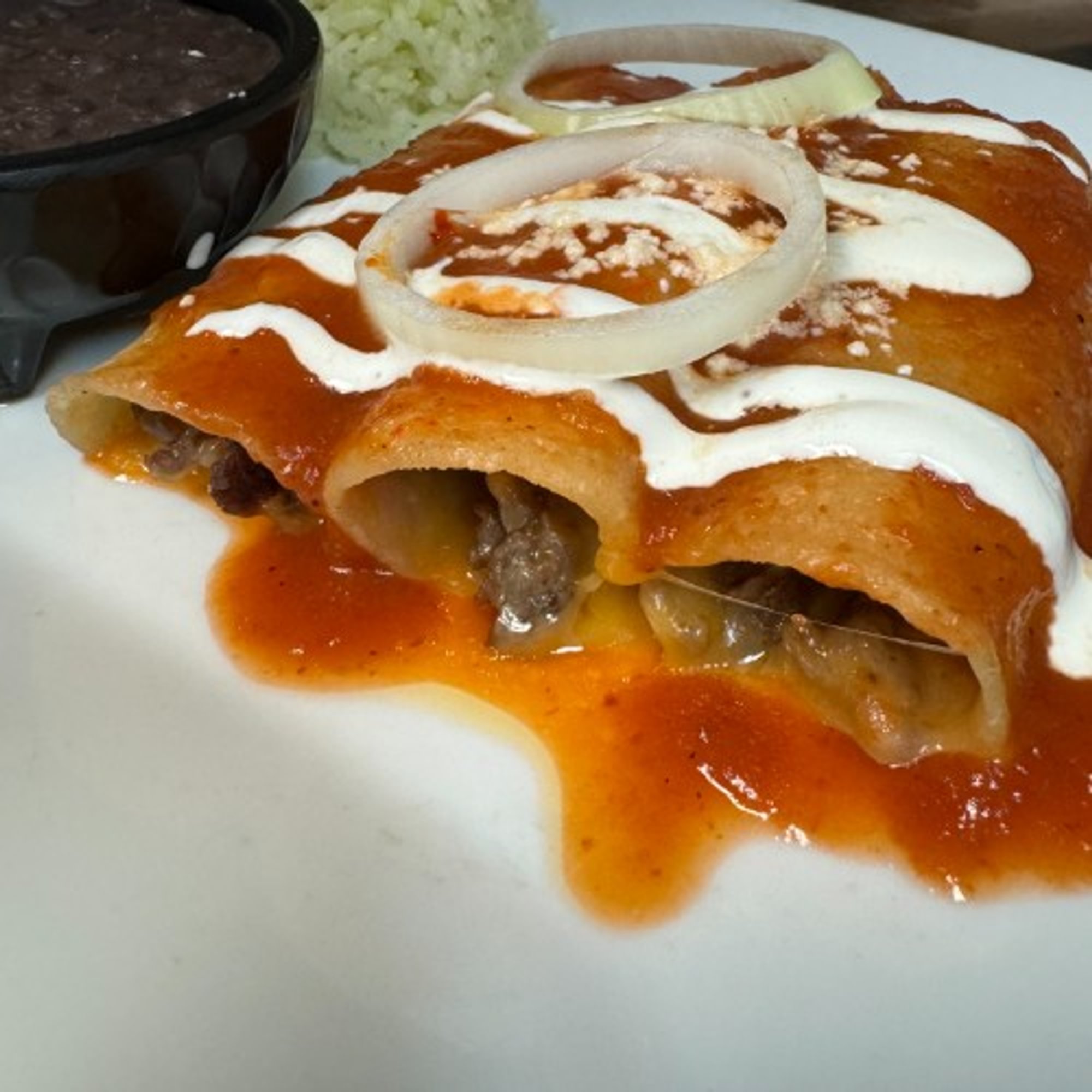 Enchiladas Ranchero Sauce Dinner