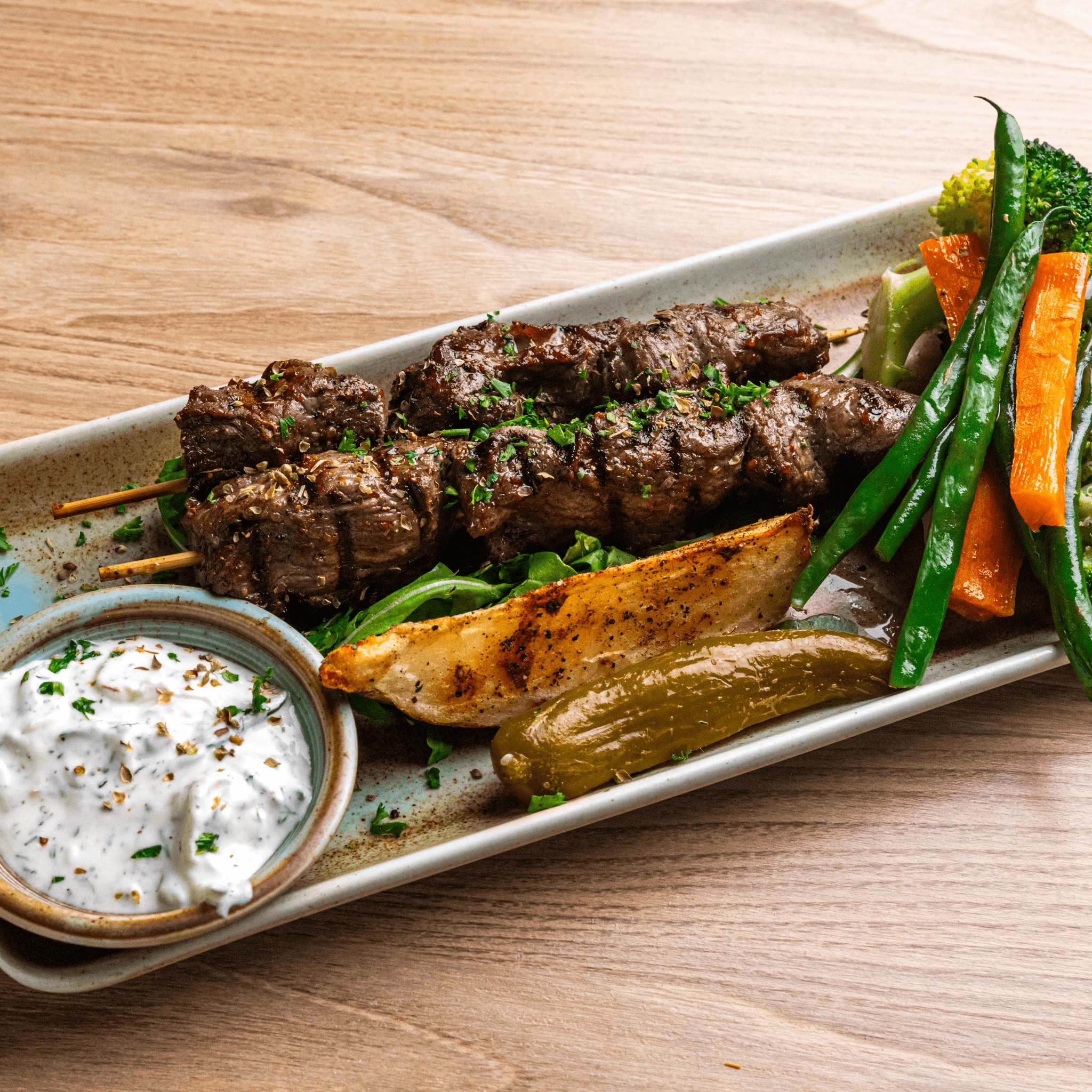 Steak Souvlaki