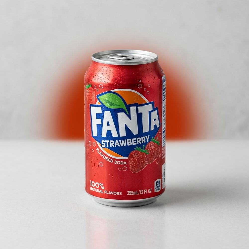 Can of Fanta Strawberry