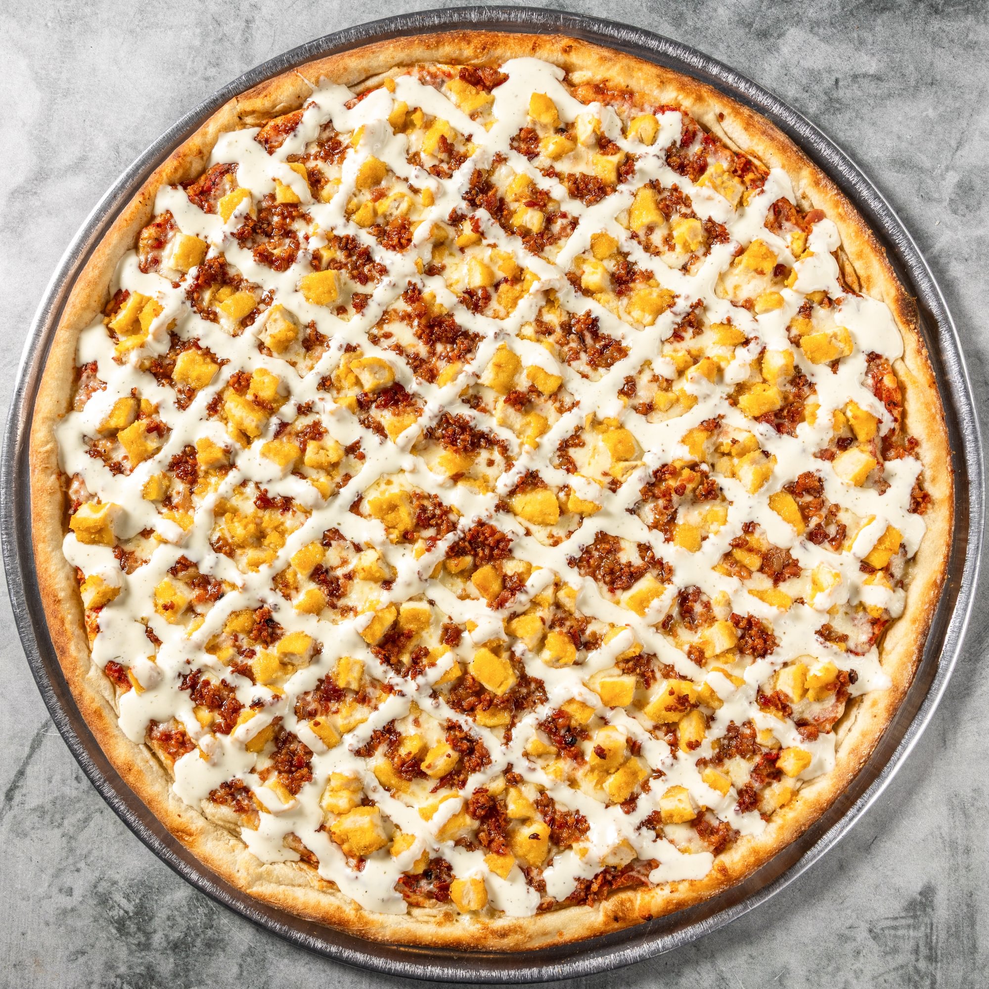 Chicken Cutlet Pizza