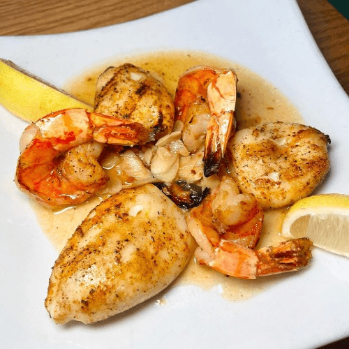 Grilled Calamari & Shrimp