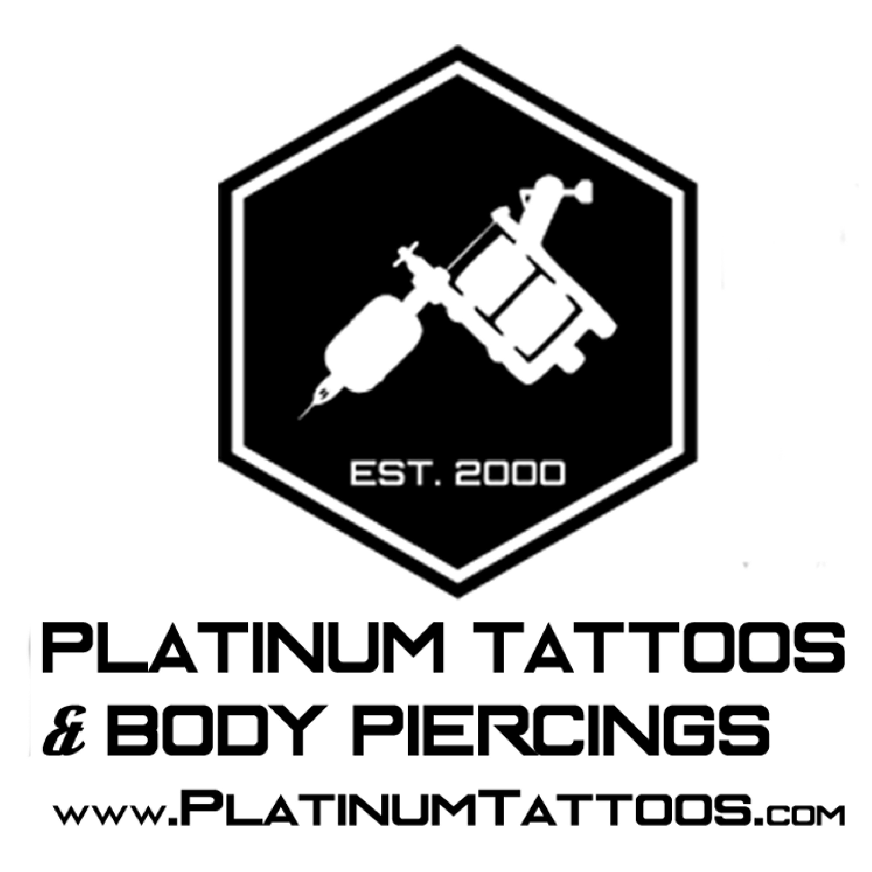Platinum Tattoos &amp; Piercings Logo