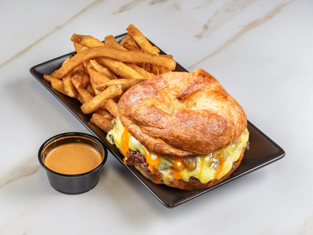 Croissant Smash Burger