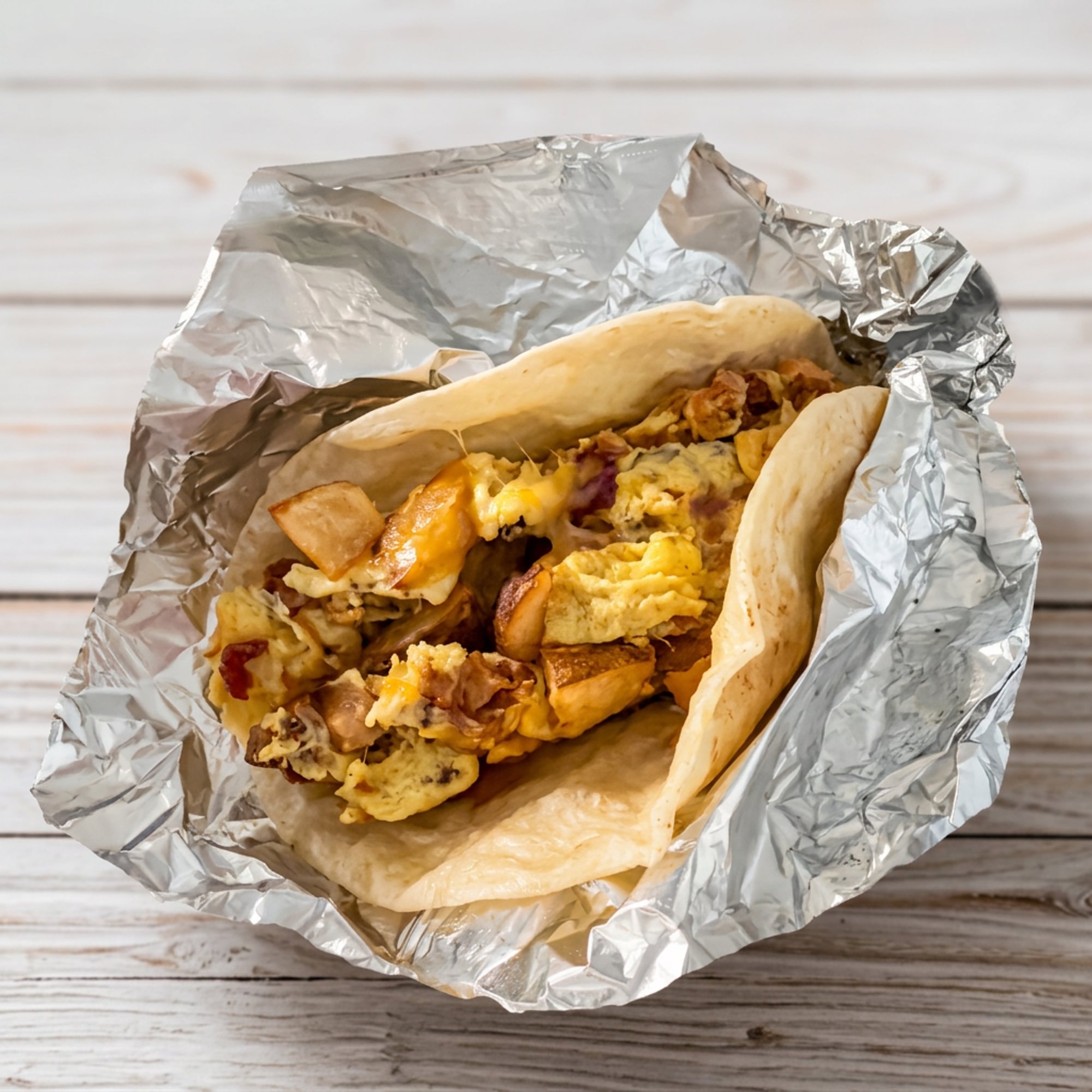 Sausage Egg and Cheese Taco