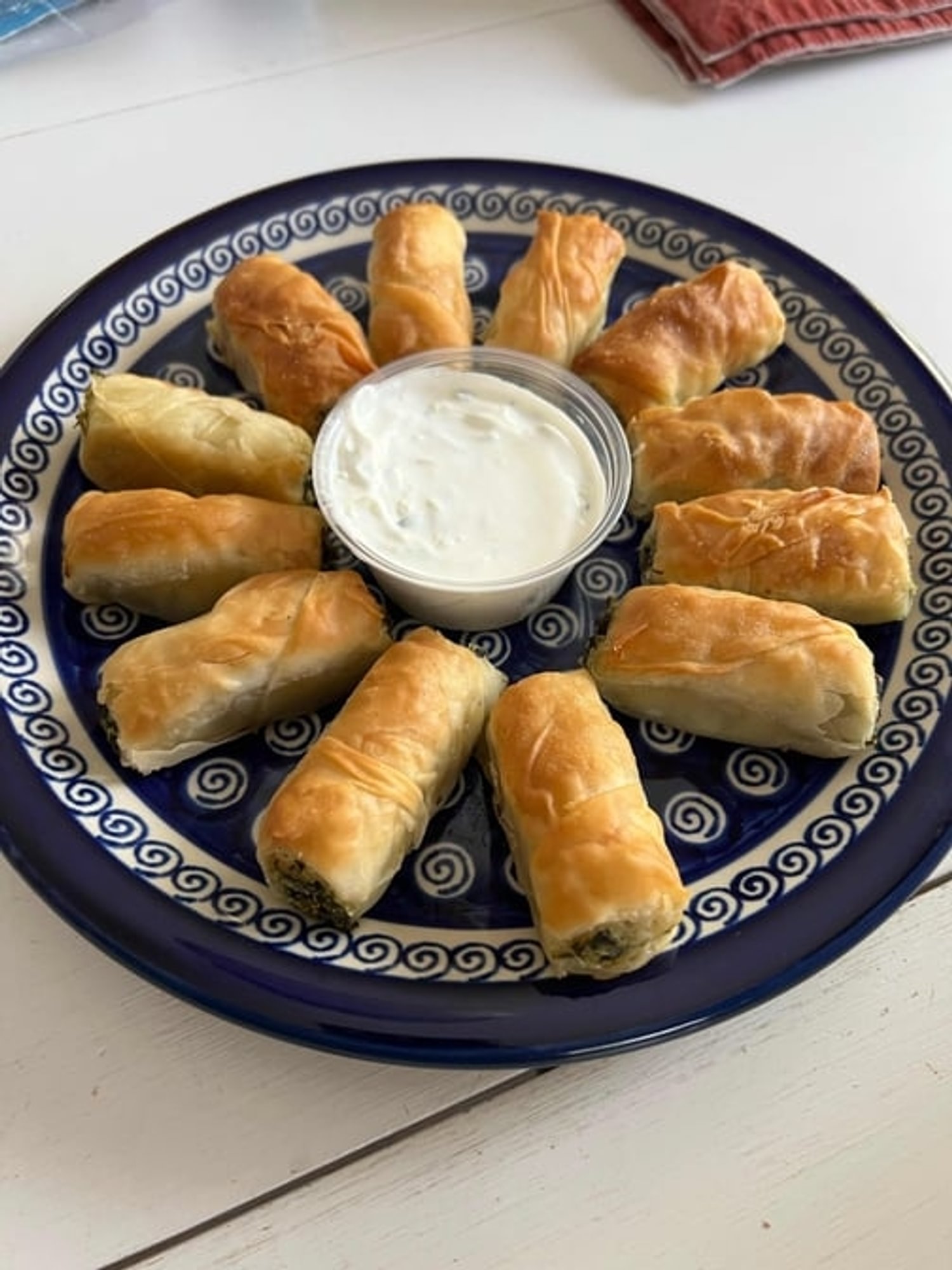 Dozen Spinach Rolls Tray