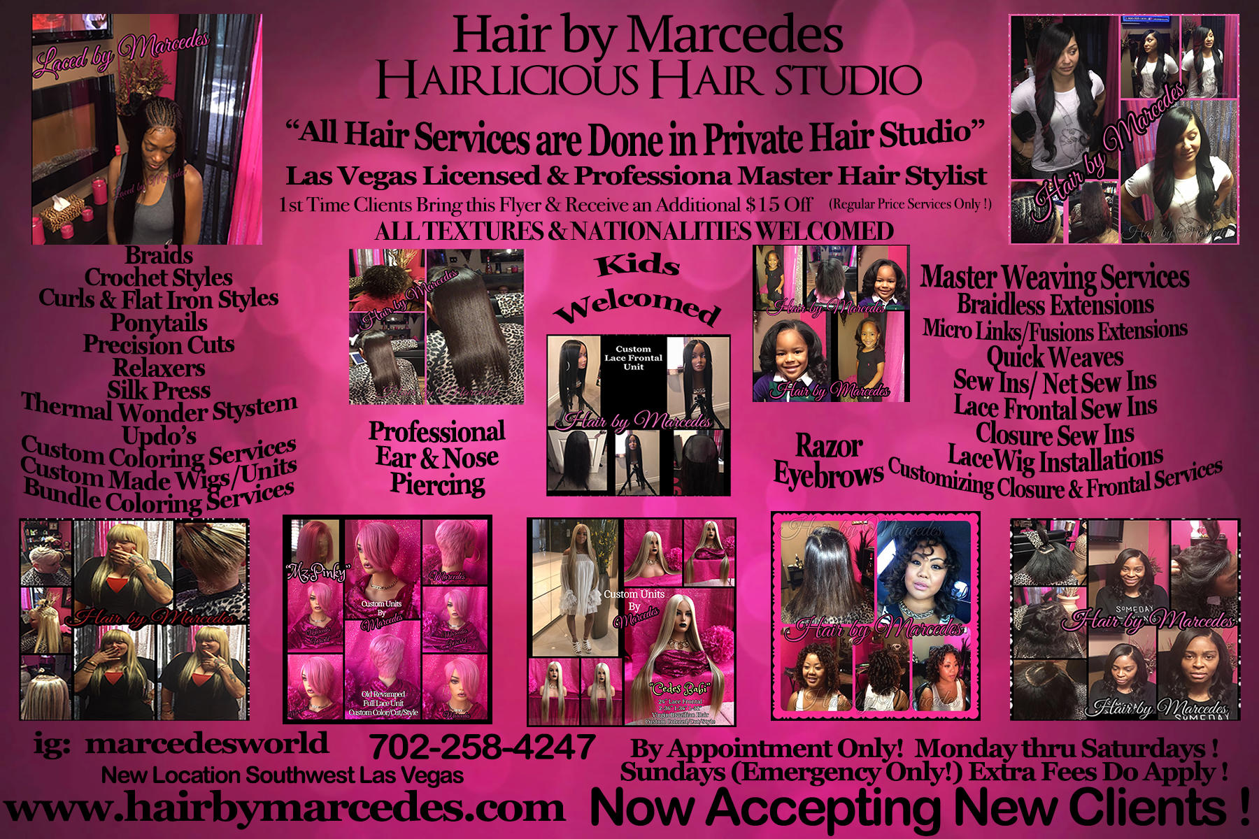 Hair by Marcedes 2018 Hair Flyer