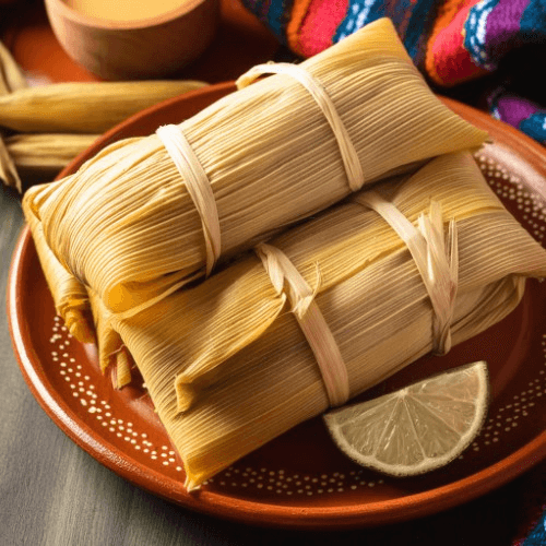 Spicy Tamal, Sourcream, Pico De Gallo (Chicken)