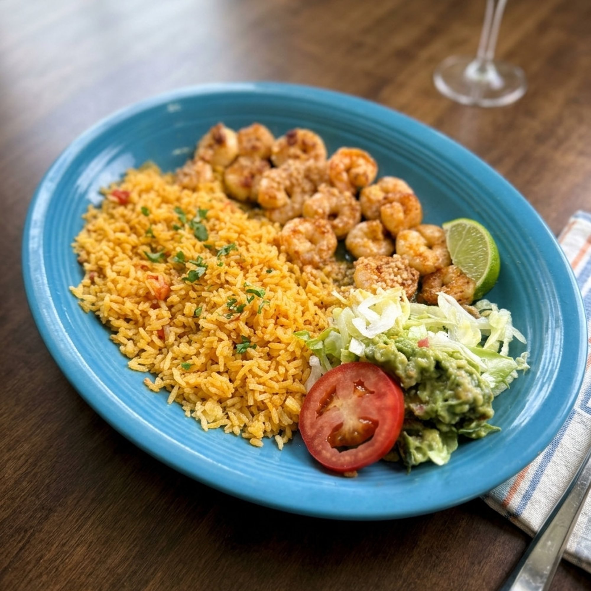 Camarones Con Arroz