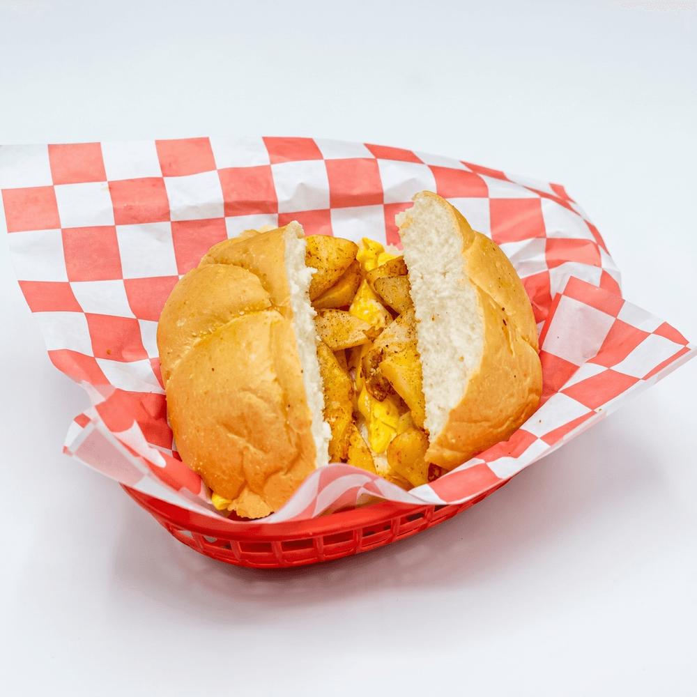 Potato, Egg, and Cheese Sandwich