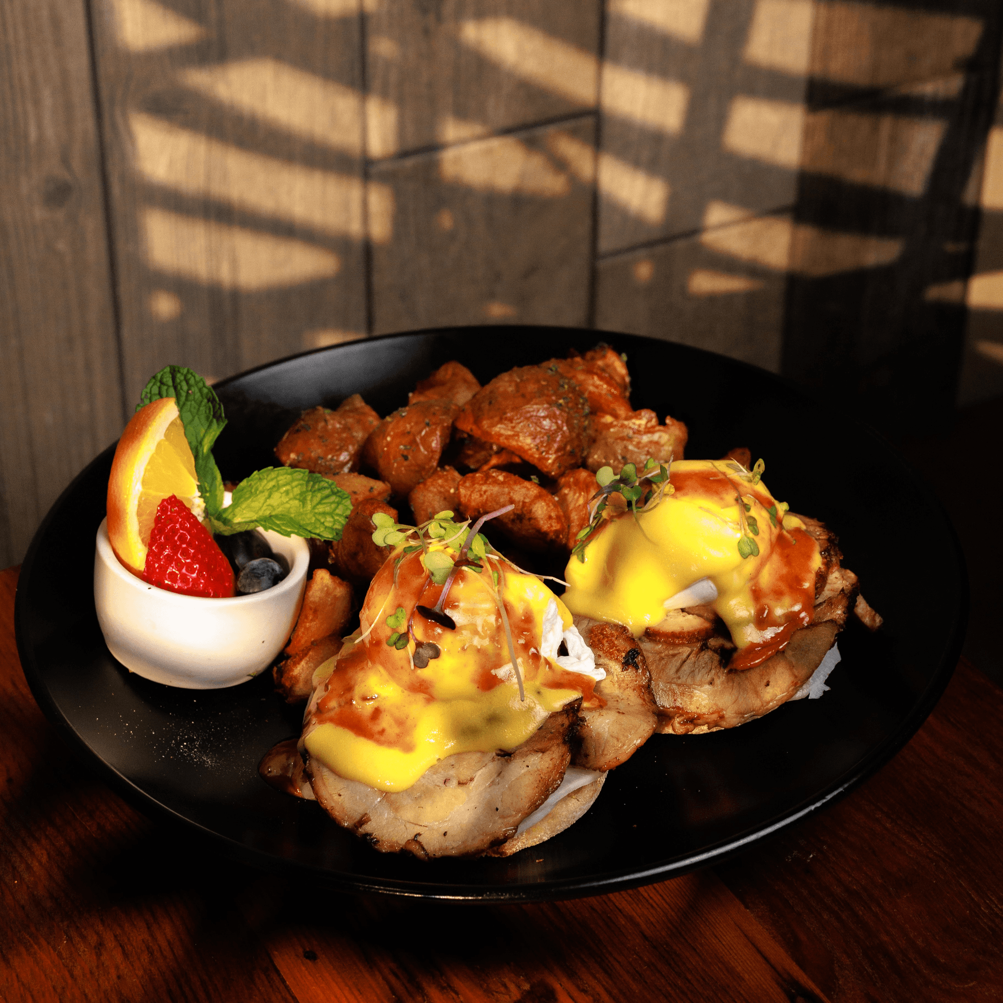 Samgyeopsal benedict