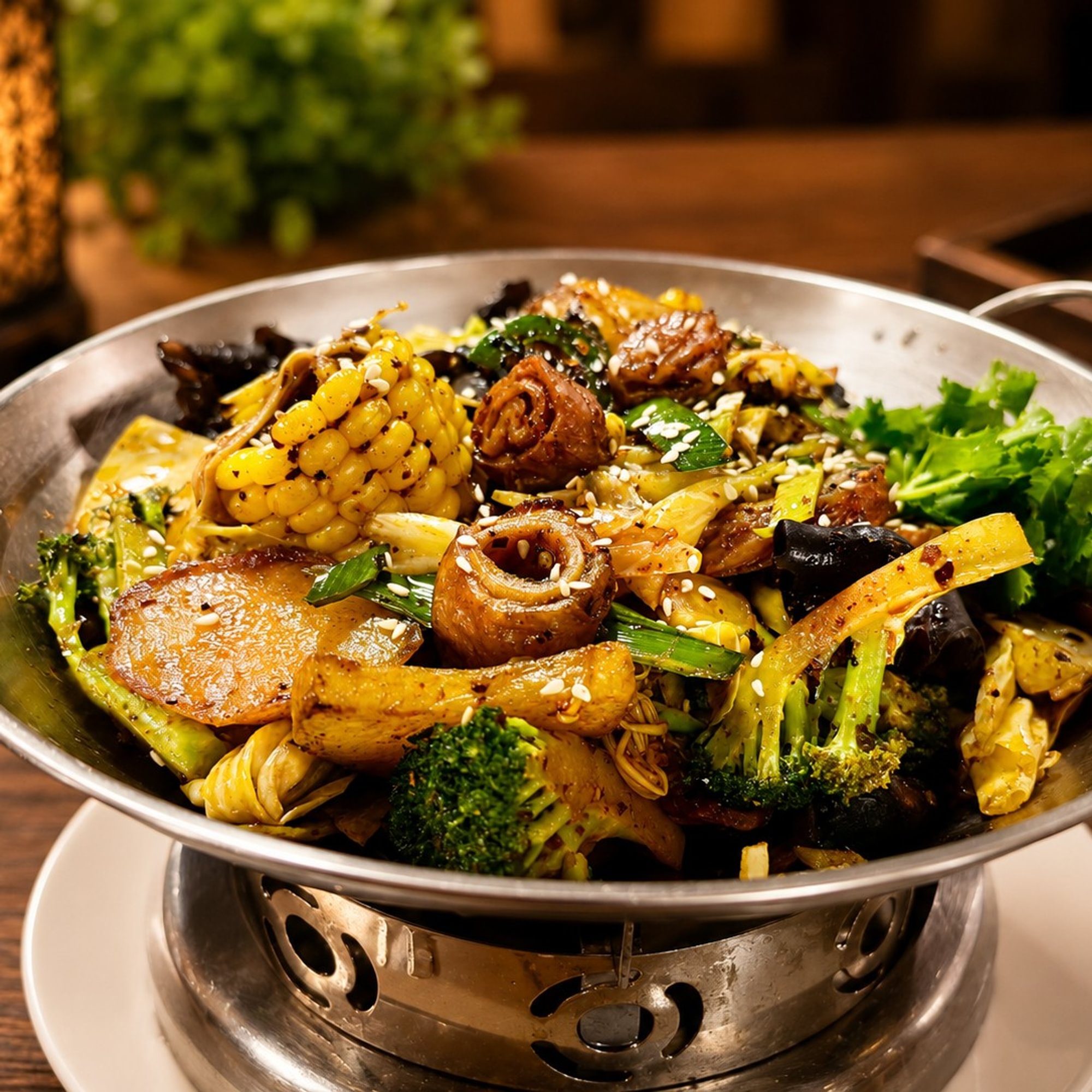 Dry Pot Pork Intestines / 干锅肥肠