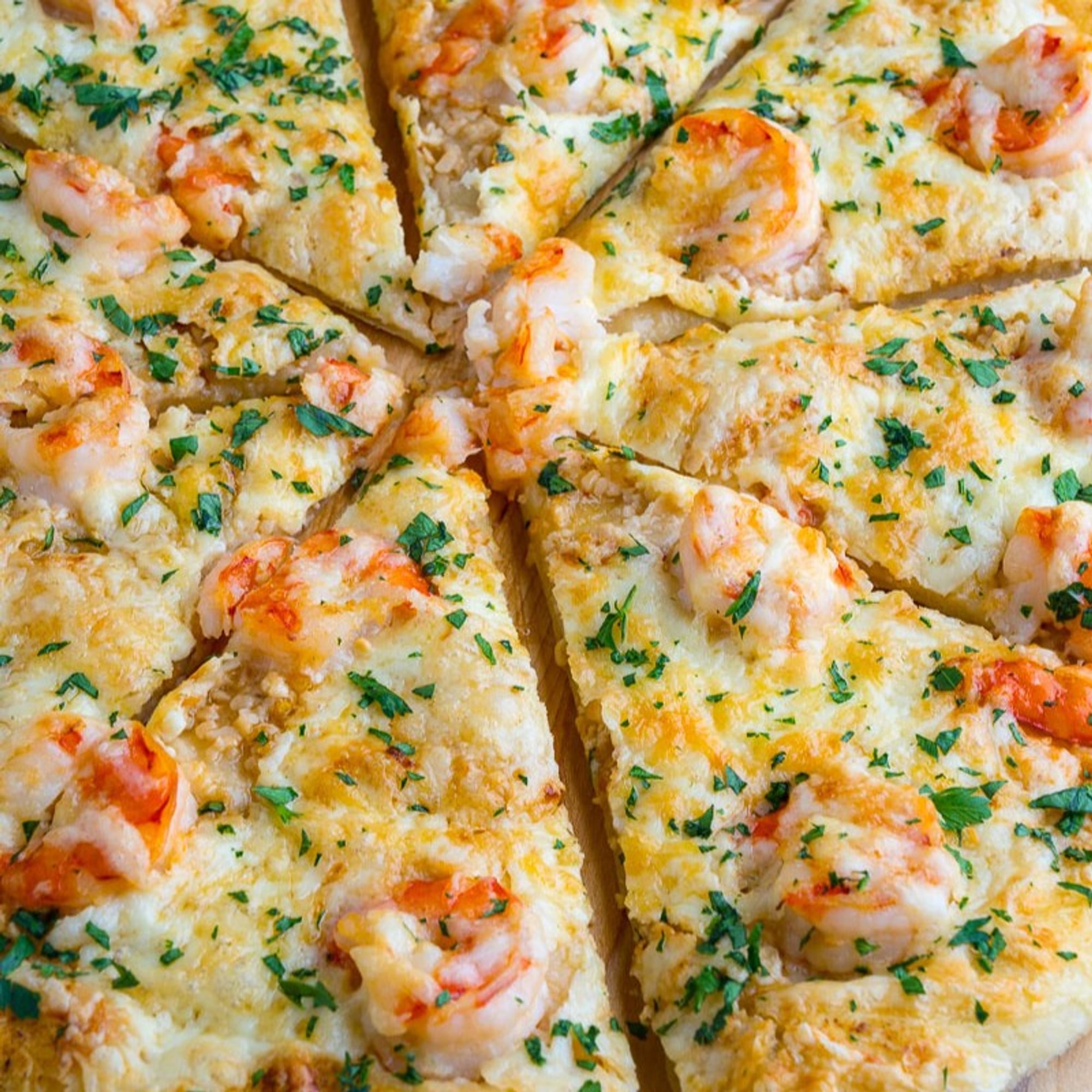 Shrimp Scampi Pizza - Medium 12"